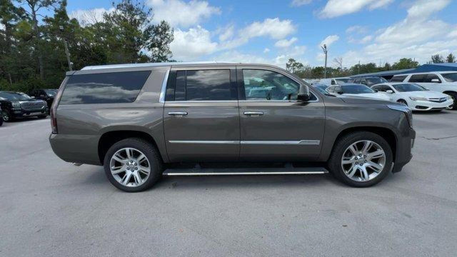 2016 Terra Mocha Metallic /Shale with Cocoa Accents Cadillac Escalade ESV (1GYS3JKJ2GR) with an 8 6.2L engine, Automatic transmission, located at 27610 S Dixie Hwy, Homestead, FL, 33032, (305) 749-2348, 25.510241, -80.438301 - Delivers 22 Highway MPG and 15 City MPG! This Cadillac Escalade ESV boasts a Gas V8 6.2L/376 engine powering this Automatic transmission. WHEELS, 22 X 9 (55.9 CM X 22.9 CM) DUAL 7-SPOKE ULTRA-BRIGHT FINISH ALUMINUM WITH PREMIUM PAINT, TRANSMISSION, 8-SPEED AUTOMATIC, 8L90 (STD), TERRA MOCHA METALLIC - Photo#5