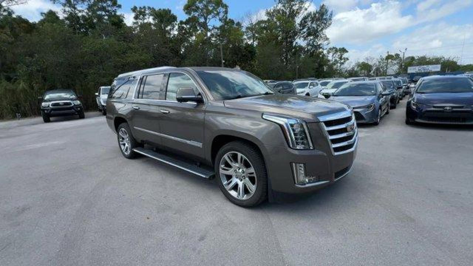 2016 Terra Mocha Metallic /Shale with Cocoa Accents Cadillac Escalade ESV (1GYS3JKJ2GR) with an 8 6.2L engine, Automatic transmission, located at 27610 S Dixie Hwy, Homestead, FL, 33032, (305) 749-2348, 25.510241, -80.438301 - Delivers 22 Highway MPG and 15 City MPG! This Cadillac Escalade ESV boasts a Gas V8 6.2L/376 engine powering this Automatic transmission. WHEELS, 22 X 9 (55.9 CM X 22.9 CM) DUAL 7-SPOKE ULTRA-BRIGHT FINISH ALUMINUM WITH PREMIUM PAINT, TRANSMISSION, 8-SPEED AUTOMATIC, 8L90 (STD), TERRA MOCHA METALLIC - Photo#6