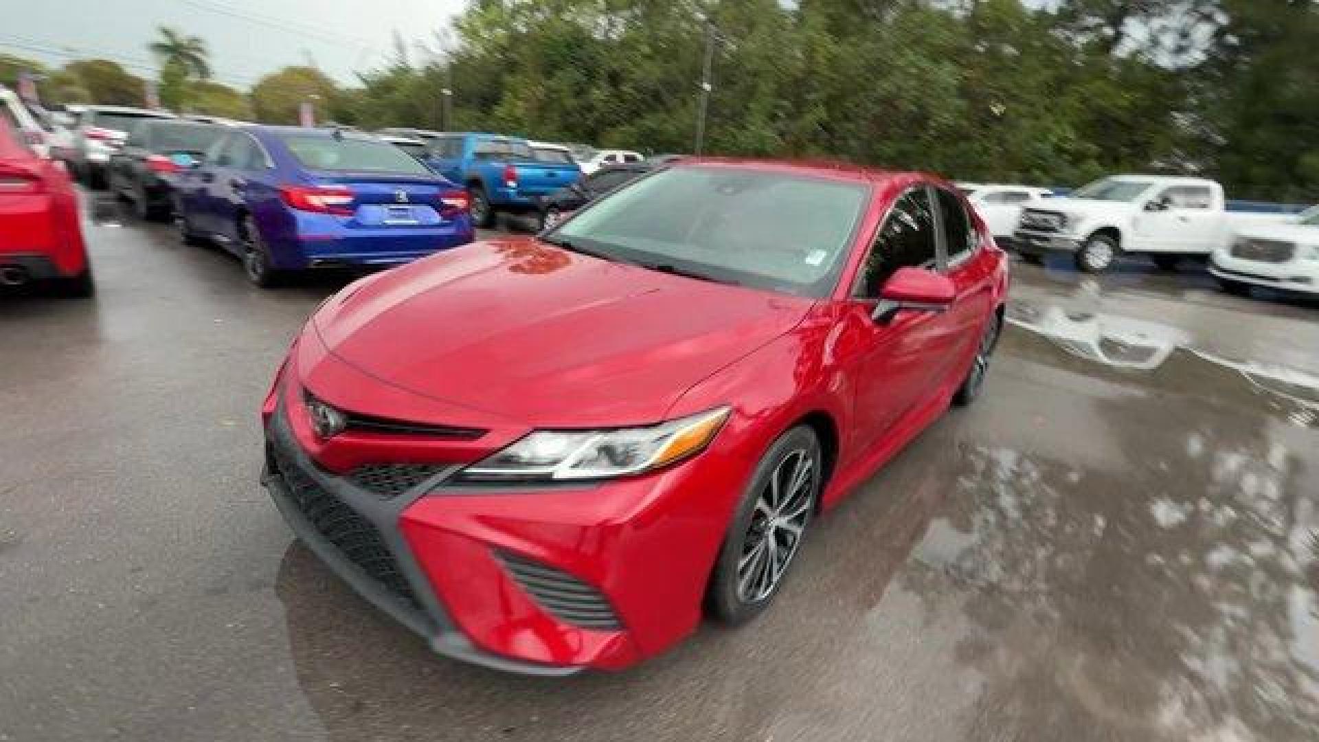 2020 Red Toyota Camry (4T1G11AK0LU) with an 4 2.5 L engine, Automatic transmission, located at 27610 S Dixie Hwy, Homestead, FL, 33032, (305) 749-2348, 25.510241, -80.438301 - Delivers 39 Highway MPG and 28 City MPG! This Toyota Camry boasts a Regular Unleaded I-4 2.5 L/152 engine powering this Automatic transmission. Wheels: 8.0J x 18 Black Machined-Finish Alloy, Variable Intermittent Wipers, Valet Function.* This Toyota Camry Features the Following Options *Trunk Rear C - Photo#0