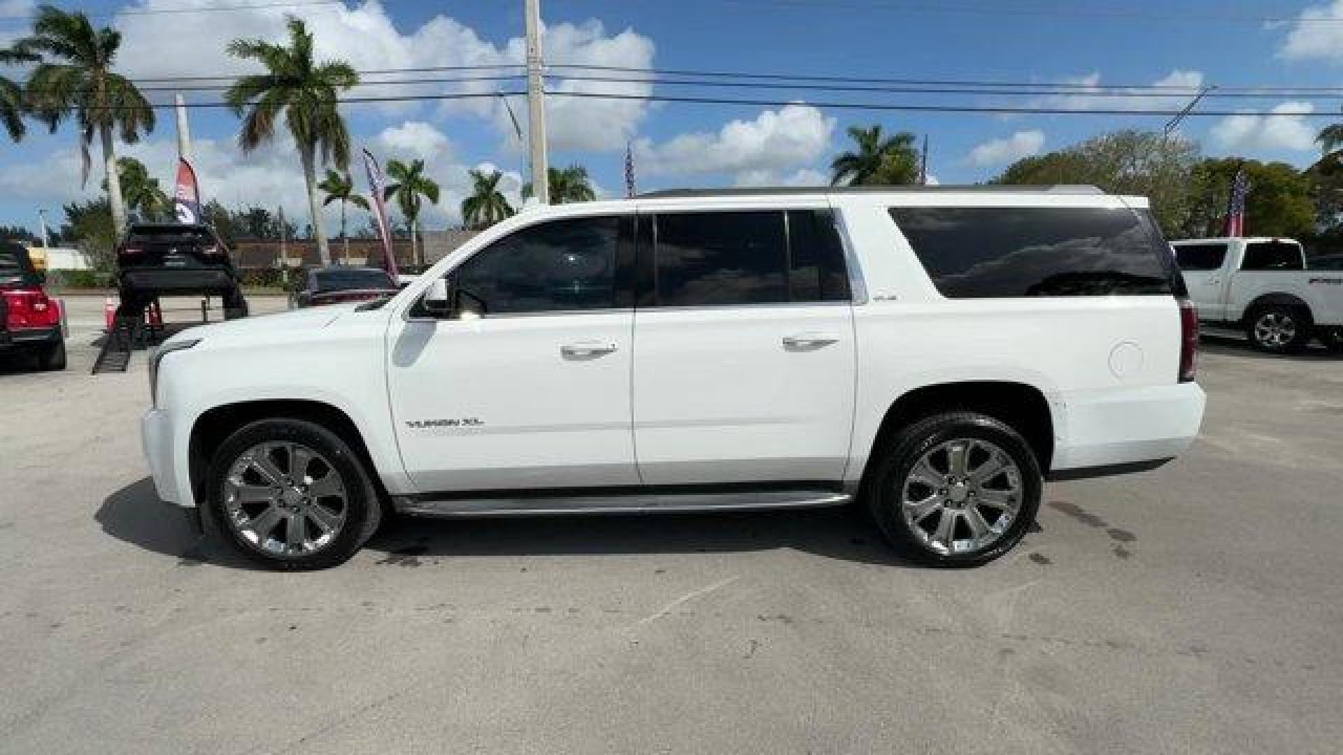 2015 Summit White /Jet Black GMC Yukon XL (1GKS1GKC3FR) with an 8 5.3L engine, Automatic transmission, located at 27610 S Dixie Hwy, Homestead, FL, 33032, (305) 749-2348, 25.510241, -80.438301 - KBB.com Brand Image Awards. Only 96,183 Miles! Delivers 23 Highway MPG and 16 City MPG! This GMC Yukon XL delivers a Gas/Ethanol V8 5.3L/323 engine powering this Automatic transmission. WHEELS, 18 X 8.5 (45.7 CM X 21.6 CM) BRIGHT MACHINED ALUMINUM (STD), UNIVERSAL HOME REMOTE includes garage door op - Photo#1