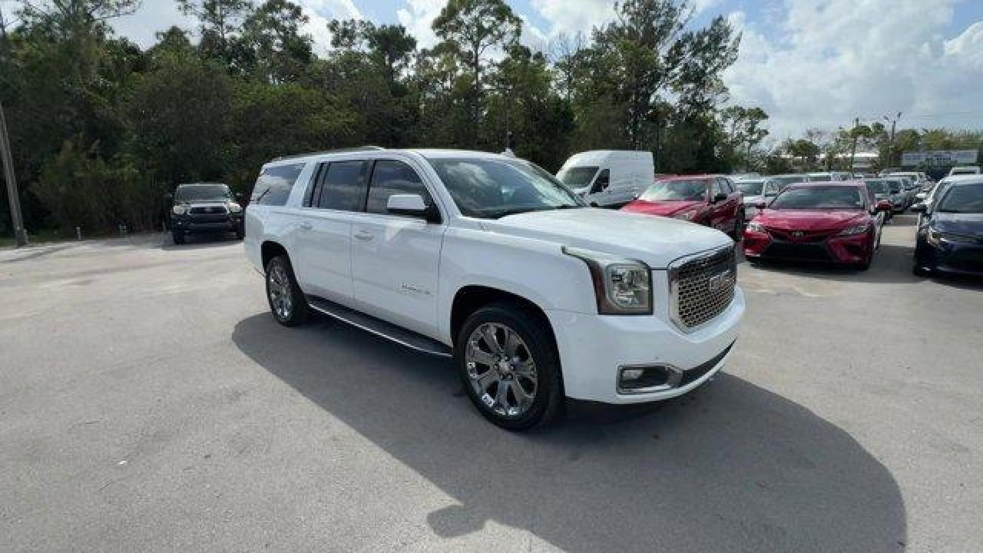 2015 Summit White /Jet Black GMC Yukon XL (1GKS1GKC3FR) with an 8 5.3L engine, Automatic transmission, located at 27610 S Dixie Hwy, Homestead, FL, 33032, (305) 749-2348, 25.510241, -80.438301 - KBB.com Brand Image Awards. Only 96,183 Miles! Delivers 23 Highway MPG and 16 City MPG! This GMC Yukon XL delivers a Gas/Ethanol V8 5.3L/323 engine powering this Automatic transmission. WHEELS, 18 X 8.5 (45.7 CM X 21.6 CM) BRIGHT MACHINED ALUMINUM (STD), UNIVERSAL HOME REMOTE includes garage door op - Photo#6