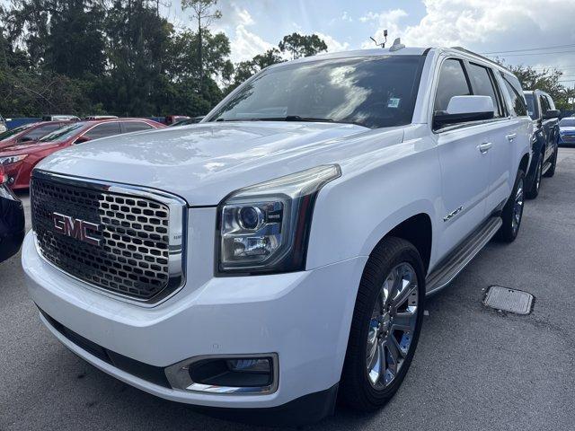 2015 Summit White /Jet Black GMC Yukon XL (1GKS1GKC3FR) with an 8 5.3L engine, Automatic transmission, located at 27610 S Dixie Hwy, Homestead, FL, 33032, (305) 749-2348, 25.510241, -80.438301 - KBB.com Brand Image Awards. Only 96,183 Miles! Delivers 23 Highway MPG and 16 City MPG! This GMC Yukon XL delivers a Gas/Ethanol V8 5.3L/323 engine powering this Automatic transmission. WHEELS, 18 X 8.5 (45.7 CM X 21.6 CM) BRIGHT MACHINED ALUMINUM (STD), UNIVERSAL HOME REMOTE includes garage door op - Photo#0