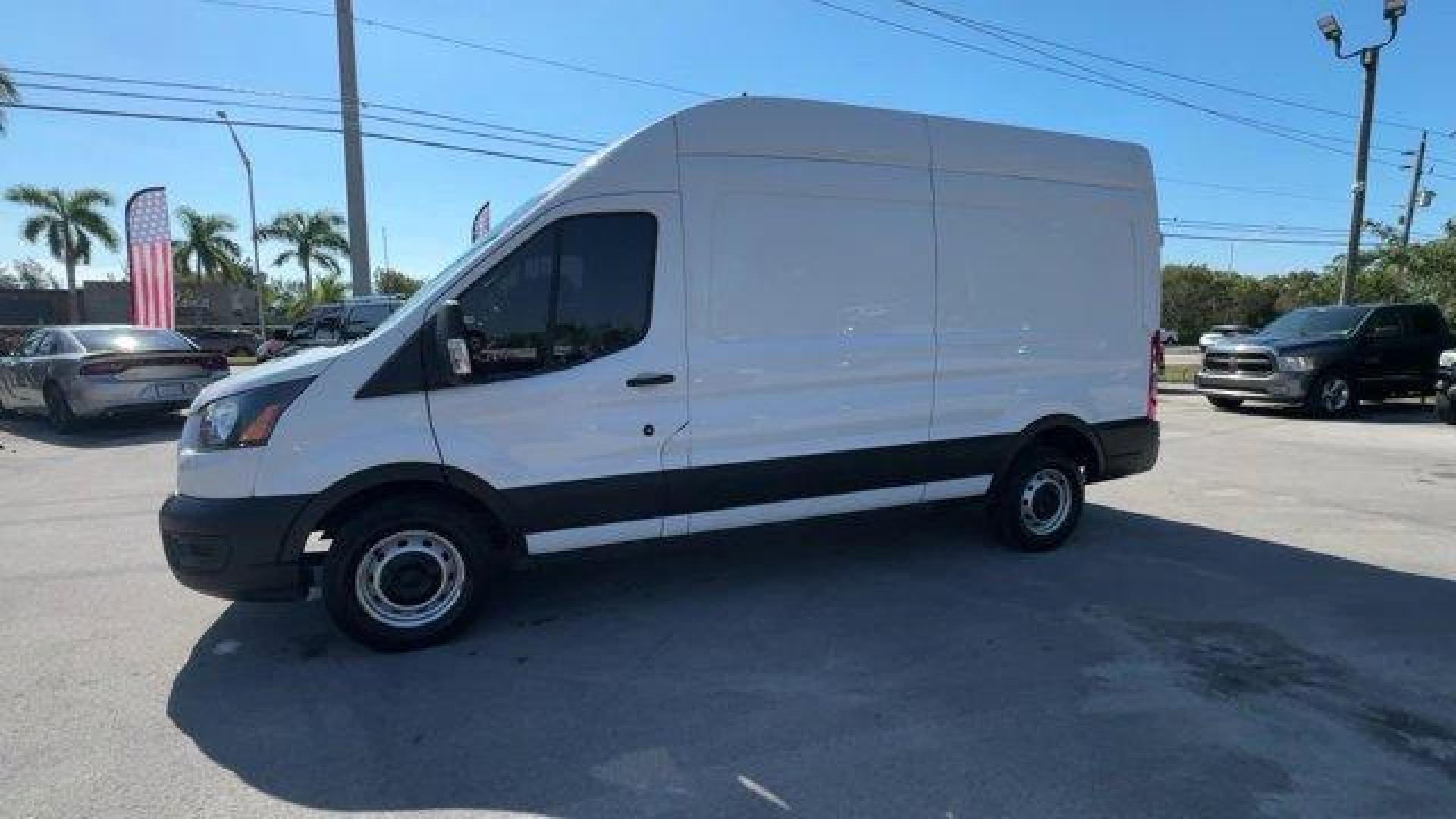 2021 White Ford Transit Cargo Van (1FTBR1X8XMK) with an 6 3.5 L engine, Automatic transmission, located at 27610 S Dixie Hwy, Homestead, FL, 33032, (305) 749-2348, 25.510241, -80.438301 - This Ford Transit Cargo Van boasts a Regular Unleaded V-6 3.5 L/213 engine powering this Automatic transmission. ENGINE: 3.5L PFDI V6 FLEX-FUEL -inc: port injection, Auto Start-Stop Switch Delete, Deletes button on dash which disables auto start-stop technology, Deletes auto stop-start technology di - Photo#1