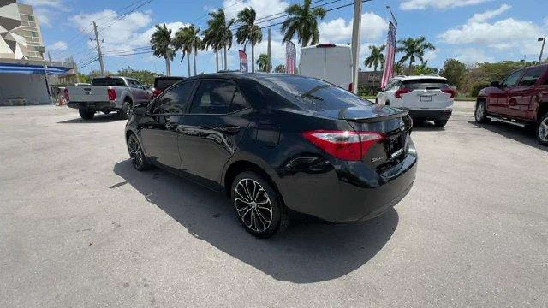 2016 Black Toyota Corolla (2T1BURHE8GC) with an 4 1.8 L engine, Automatic transmission, located at 27610 S Dixie Hwy, Homestead, FL, 33032, (305) 749-2348, 25.510241, -80.438301 - KBB.com 10 Best Used Compact Cars Under $15,000. This Toyota Corolla delivers a Regular Unleaded I-4 1.8 L/110 engine powering this Automatic transmission. Urethane Gear Shifter Material, Trunk Rear Cargo Access, Trip Computer.* This Toyota Corolla Features the Following Options *Torsion Beam Rear S - Photo#2