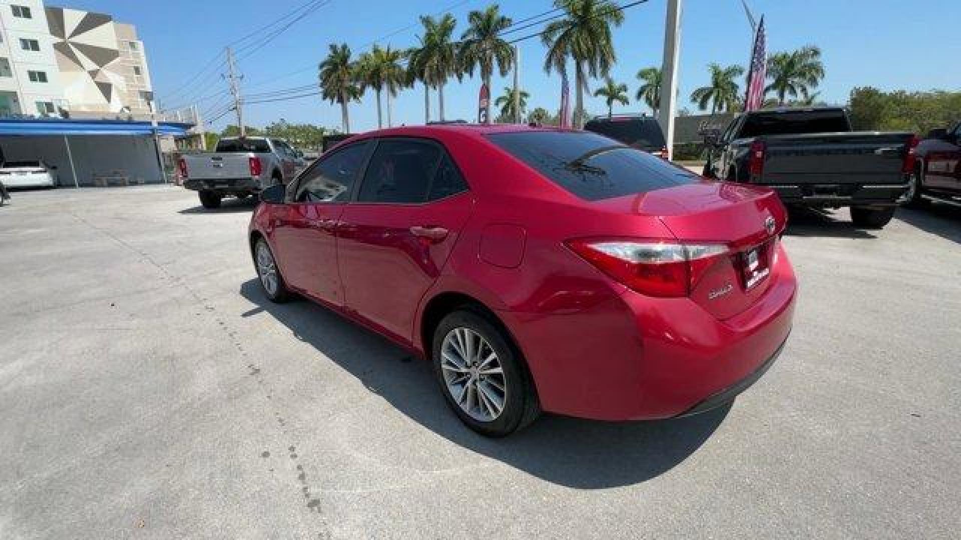 2014 Red Toyota Corolla (2T1BURHE6EC) with an 4 1.8 L engine, Automatic transmission, located at 27610 S Dixie Hwy, Homestead, FL, 33032, (305) 749-2348, 25.510241, -80.438301 - KBB.com 10 Tech-Savviest Cars Under $20,000. This Toyota Corolla boasts a Regular Unleaded I-4 1.8 L/110 engine powering this Automatic transmission. Window Grid Antenna, Urethane Gear Shifter Material, Trunk Rear Cargo Access.*This Toyota Corolla Comes Equipped with These Options *Trip Computer, To - Photo#2