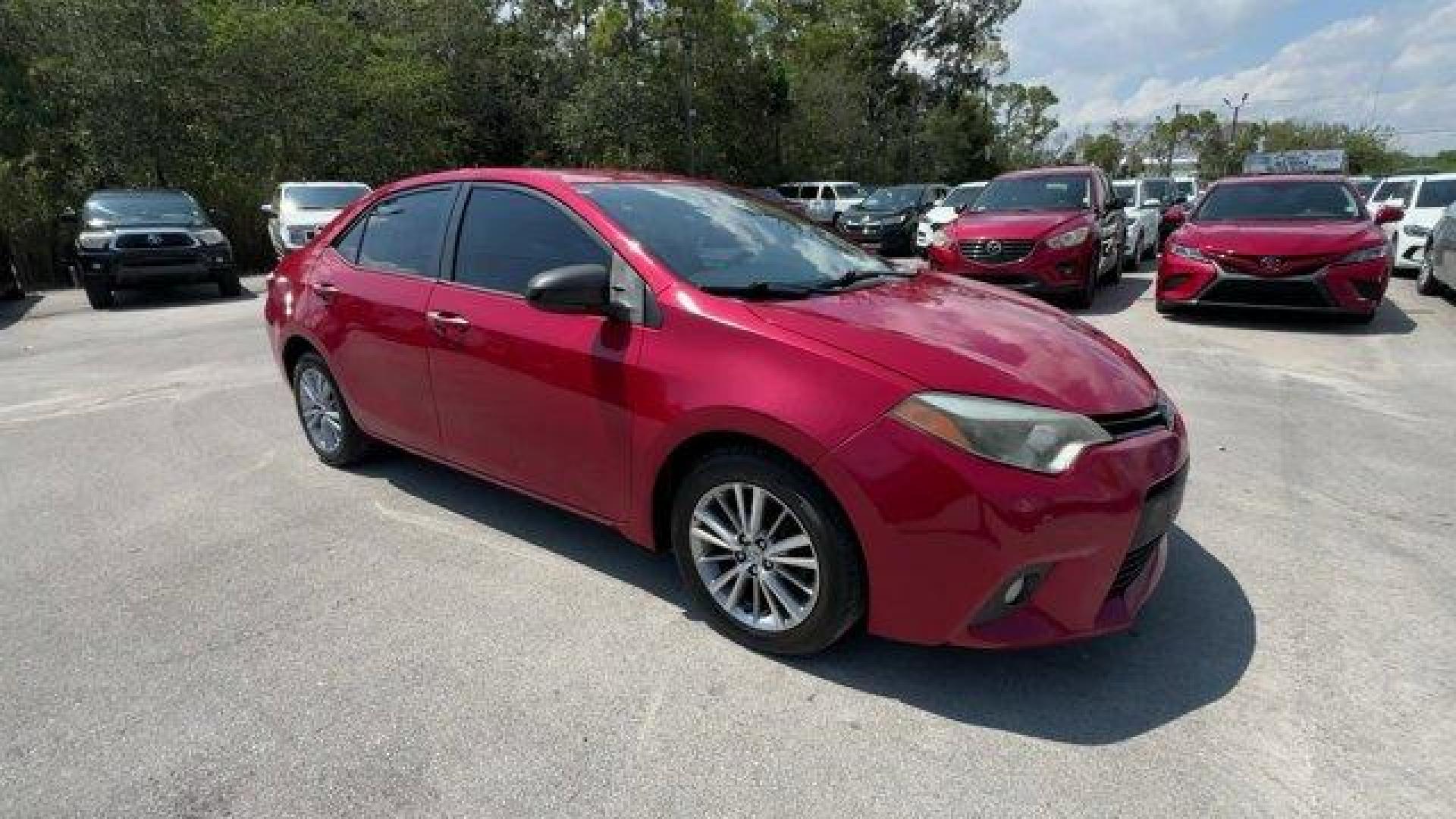 2014 Red Toyota Corolla (2T1BURHE6EC) with an 4 1.8 L engine, Automatic transmission, located at 27610 S Dixie Hwy, Homestead, FL, 33032, (305) 749-2348, 25.510241, -80.438301 - KBB.com 10 Tech-Savviest Cars Under $20,000. This Toyota Corolla boasts a Regular Unleaded I-4 1.8 L/110 engine powering this Automatic transmission. Window Grid Antenna, Urethane Gear Shifter Material, Trunk Rear Cargo Access.*This Toyota Corolla Comes Equipped with These Options *Trip Computer, To - Photo#6