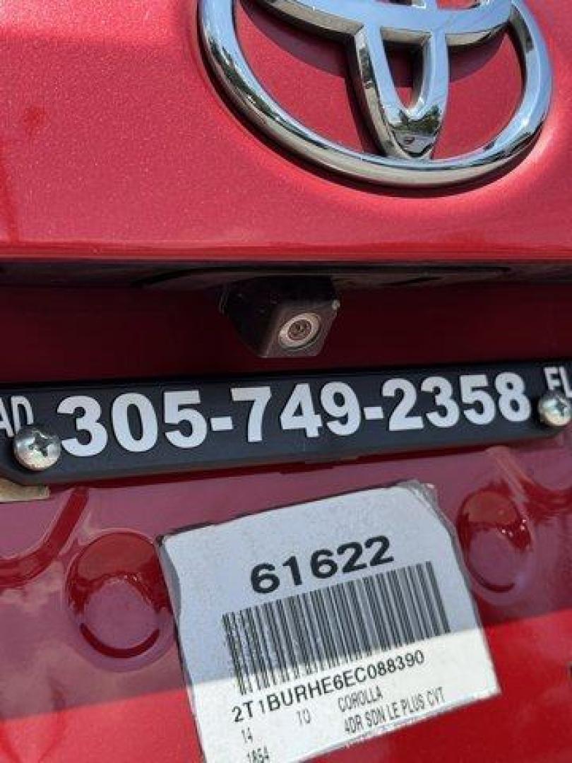 2014 Red Toyota Corolla (2T1BURHE6EC) with an 4 1.8 L engine, Automatic transmission, located at 27610 S Dixie Hwy, Homestead, FL, 33032, (305) 749-2348, 25.510241, -80.438301 - KBB.com 10 Tech-Savviest Cars Under $20,000. This Toyota Corolla boasts a Regular Unleaded I-4 1.8 L/110 engine powering this Automatic transmission. Window Grid Antenna, Urethane Gear Shifter Material, Trunk Rear Cargo Access.*This Toyota Corolla Comes Equipped with These Options *Trip Computer, To - Photo#18