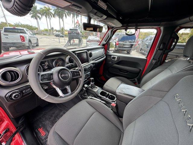 2020 Firecracker Red Clearcoat /Black Jeep Wrangler Unlimited (1C4HJXEG4LW) with an 6 3.6 L engine, Automatic transmission, located at 27610 S Dixie Hwy, Homestead, FL, 33032, (305) 749-2348, 25.510241, -80.438301 - Scores 22 Highway MPG and 19 City MPG! This Jeep Wrangler Unlimited boasts a Gas/Electric V-6 3.6 L/220 engine powering this Automatic transmission. WHEELS: 18 X 7.5 POLISHED W/GRAY SPOKES (STD), TRANSMISSION: 8-SPEED AUTOMATIC (850RE) -inc: TIP Start, Hill Descent Control, TIRES: 255/70R18 ALL SEAS - Photo#10