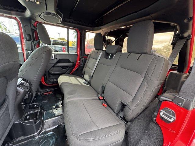 2020 Firecracker Red Clearcoat /Black Jeep Wrangler Unlimited (1C4HJXEG4LW) with an 6 3.6 L engine, Automatic transmission, located at 27610 S Dixie Hwy, Homestead, FL, 33032, (305) 749-2348, 25.510241, -80.438301 - Scores 22 Highway MPG and 19 City MPG! This Jeep Wrangler Unlimited boasts a Gas/Electric V-6 3.6 L/220 engine powering this Automatic transmission. WHEELS: 18 X 7.5 POLISHED W/GRAY SPOKES (STD), TRANSMISSION: 8-SPEED AUTOMATIC (850RE) -inc: TIP Start, Hill Descent Control, TIRES: 255/70R18 ALL SEAS - Photo#12