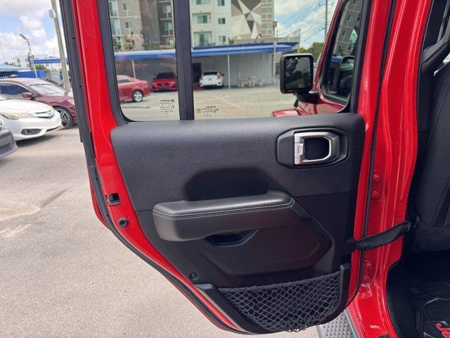 2020 Firecracker Red Clearcoat /Black Jeep Wrangler Unlimited (1C4HJXEG4LW) with an 6 3.6 L engine, Automatic transmission, located at 27610 S Dixie Hwy, Homestead, FL, 33032, (305) 749-2348, 25.510241, -80.438301 - Scores 22 Highway MPG and 19 City MPG! This Jeep Wrangler Unlimited boasts a Gas/Electric V-6 3.6 L/220 engine powering this Automatic transmission. WHEELS: 18 X 7.5 POLISHED W/GRAY SPOKES (STD), TRANSMISSION: 8-SPEED AUTOMATIC (850RE) -inc: TIP Start, Hill Descent Control, TIRES: 255/70R18 ALL SEAS - Photo#15