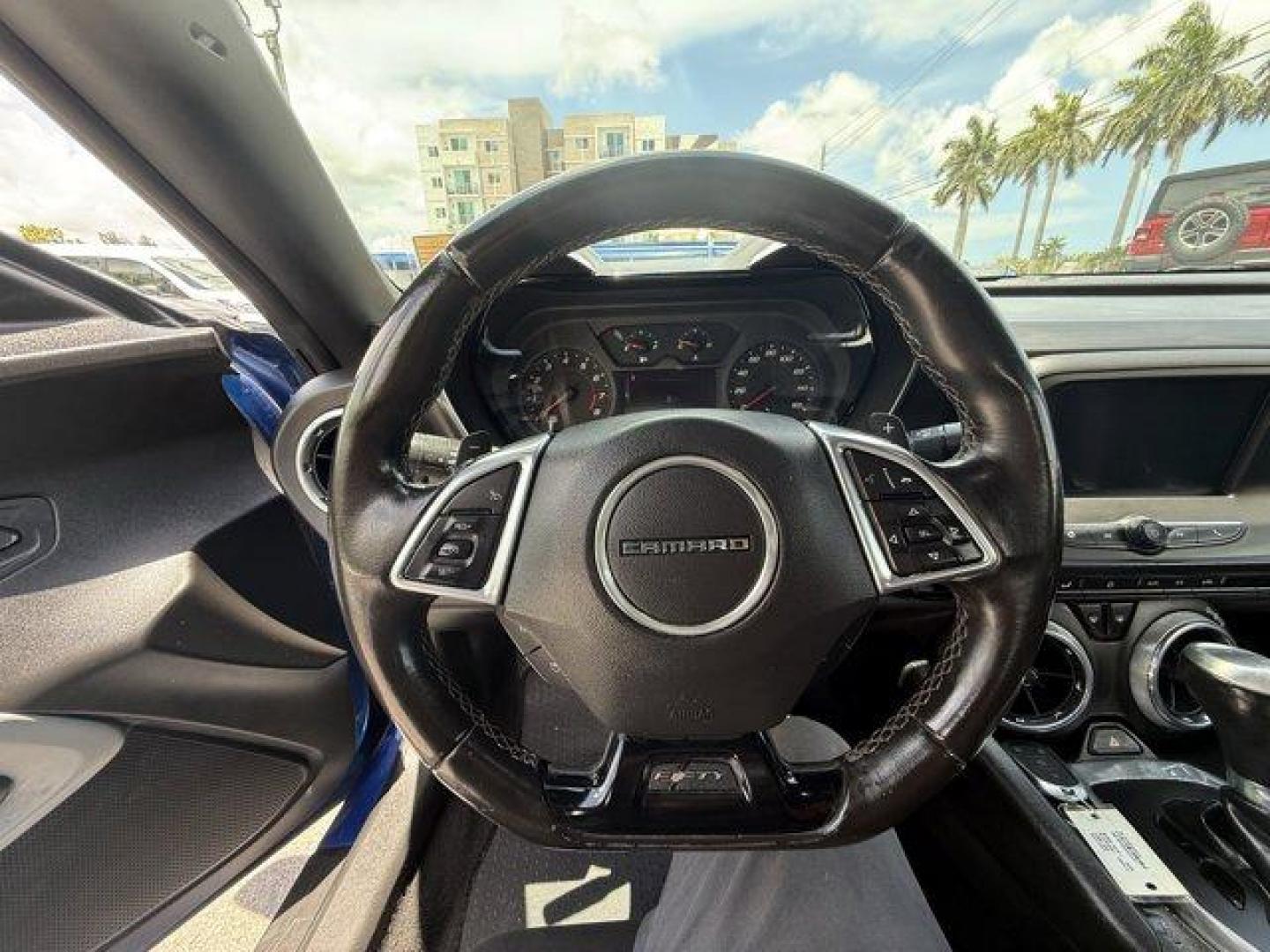 2017 Hyper Blue Metallic /Jet Black Chevrolet Camaro (1G1FB1RX8H0) with an 4 2.0L engine, Automatic transmission, located at 27610 S Dixie Hwy, Homestead, FL, 33032, (305) 749-2348, 25.510241, -80.438301 - KBB.com 10 Coolest Cars Under $25,000. Scores 31 Highway MPG and 22 City MPG! This Chevrolet Camaro boasts a Gas I4 2.0L/122 engine powering this Automatic transmission. WHEELS, 18 (45.7 CM) SILVER-PAINTED ALUMINUM (STD), TRANSMISSION, 8-SPEED AUTOMATIC includes transmission oil cooler and (BTV) rem - Photo#1