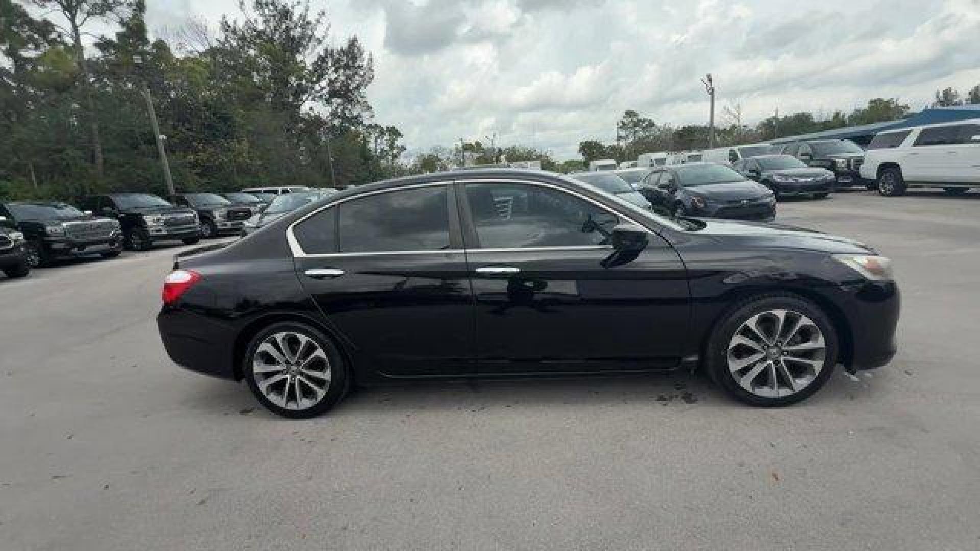 2014 Black Honda Accord Sedan (1HGCR2F54EA) with an 4 2.4 L engine, Variable transmission, located at 27610 S Dixie Hwy, Homestead, FL, 33032, (305) 749-2348, 25.510241, -80.438301 - IIHS Top Safety Pick+. Only 107,621 Miles! Boasts 34 Highway MPG and 26 City MPG! This Honda Accord Sedan boasts a Regular Unleaded I-4 2.4 L/144 engine powering this Variable transmission. Window Grid Antenna, Wheels: 18 Alloy, Vinyl Door Trim Insert.* This Honda Accord Sedan Features the Following - Photo#5
