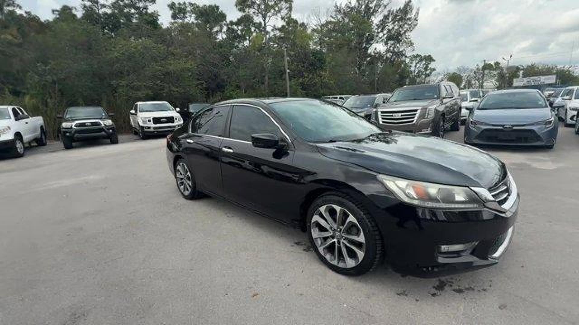 2014 Black Honda Accord Sedan (1HGCR2F54EA) with an 4 2.4 L engine, Variable transmission, located at 27610 S Dixie Hwy, Homestead, FL, 33032, (305) 749-2348, 25.510241, -80.438301 - IIHS Top Safety Pick+. Only 107,621 Miles! Boasts 34 Highway MPG and 26 City MPG! This Honda Accord Sedan boasts a Regular Unleaded I-4 2.4 L/144 engine powering this Variable transmission. Window Grid Antenna, Wheels: 18 Alloy, Vinyl Door Trim Insert.* This Honda Accord Sedan Features the Following - Photo#6