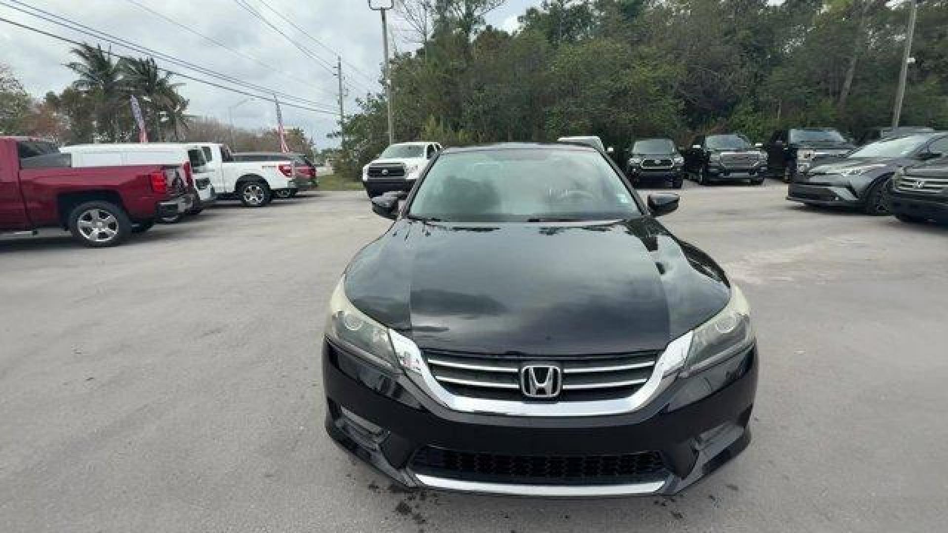 2014 Black Honda Accord Sedan (1HGCR2F54EA) with an 4 2.4 L engine, Variable transmission, located at 27610 S Dixie Hwy, Homestead, FL, 33032, (305) 749-2348, 25.510241, -80.438301 - IIHS Top Safety Pick+. Only 107,621 Miles! Boasts 34 Highway MPG and 26 City MPG! This Honda Accord Sedan boasts a Regular Unleaded I-4 2.4 L/144 engine powering this Variable transmission. Window Grid Antenna, Wheels: 18 Alloy, Vinyl Door Trim Insert.* This Honda Accord Sedan Features the Following - Photo#7