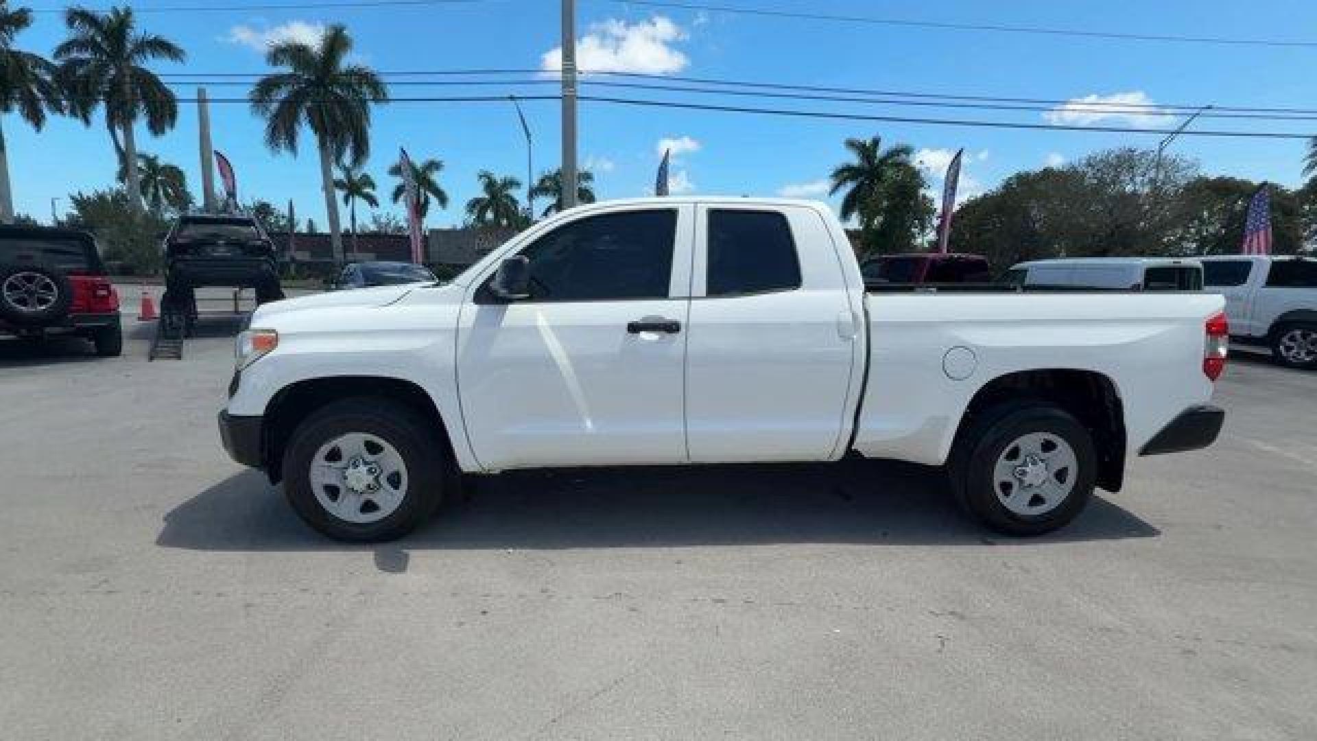 2016 White Toyota Tundra 2WD Truck (5TFRW5F15GX) with an 8 5.7 L engine, Automatic transmission, located at 27610 S Dixie Hwy, Homestead, FL, 33032, (305) 749-2348, 25.510241, -80.438301 - Boasts 18 Highway MPG and 13 City MPG! This Toyota Tundra 2WD Truck delivers a Regular Unleaded V-8 5.7 L/346 engine powering this Automatic transmission. Wheels: 18 x 8J Styled Steel, Variable Intermittent Wipers w/Heated Wiper Park, Urethane Gear Shifter Material.*This Toyota Tundra 2WD Truck Come - Photo#1