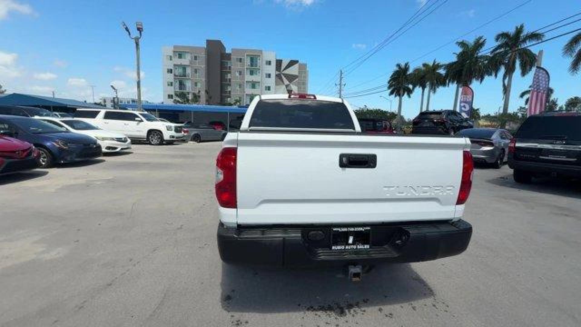 2016 White Toyota Tundra 2WD Truck (5TFRW5F15GX) with an 8 5.7 L engine, Automatic transmission, located at 27610 S Dixie Hwy, Homestead, FL, 33032, (305) 749-2348, 25.510241, -80.438301 - Boasts 18 Highway MPG and 13 City MPG! This Toyota Tundra 2WD Truck delivers a Regular Unleaded V-8 5.7 L/346 engine powering this Automatic transmission. Wheels: 18 x 8J Styled Steel, Variable Intermittent Wipers w/Heated Wiper Park, Urethane Gear Shifter Material.*This Toyota Tundra 2WD Truck Come - Photo#3