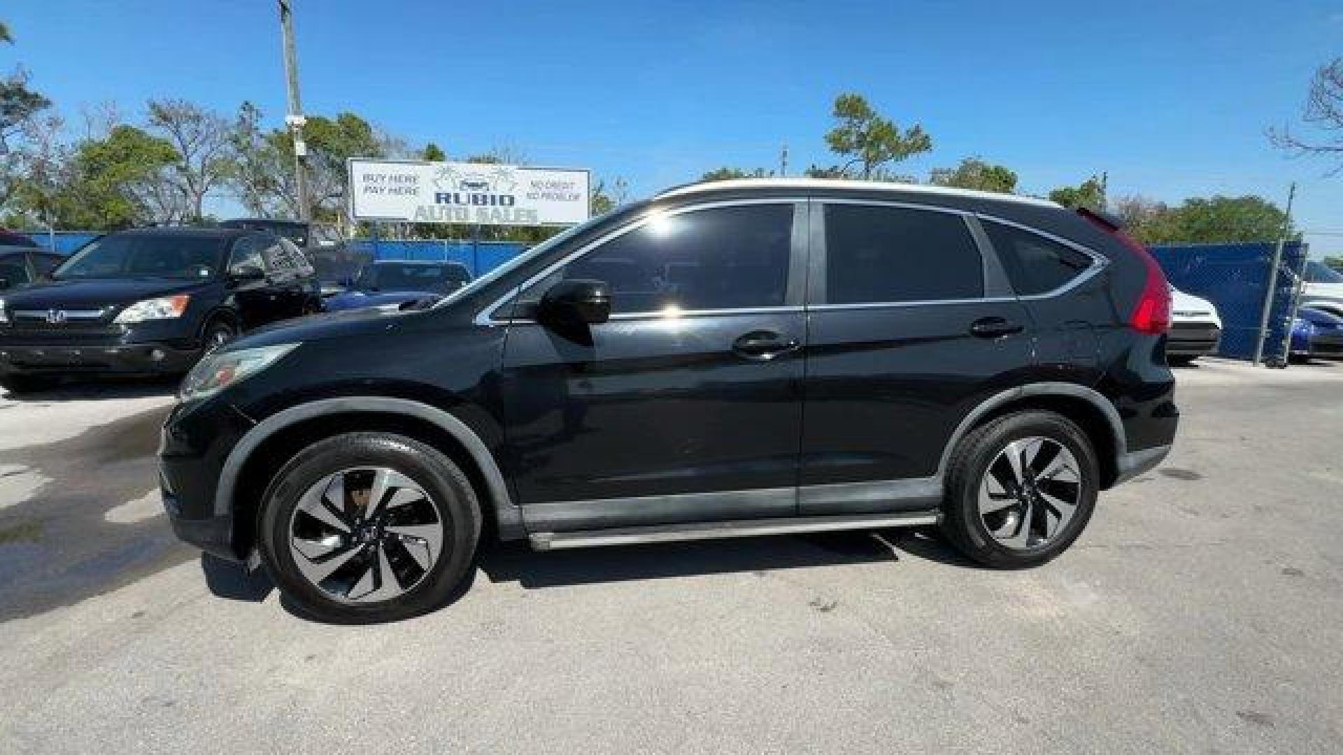 2015 Black Honda CR-V (5J6RM3H94FL) with an 4 2.4 L engine, Variable transmission, located at 27610 S Dixie Hwy, Homestead, FL, 33032, (305) 749-2348, 25.510241, -80.438301 - ALG Residual Value Awards, Residual Value Awards. Boasts 34 Highway MPG and 27 City MPG! This Honda CR-V boasts a Regular Unleaded I-4 2.4 L/144 engine powering this Variable transmission. Wheels: 18 Alloy, Valet Function, Trunk/Hatch Auto-Latch.*This Honda CR-V Comes Equipped with These Options *Tr - Photo#1