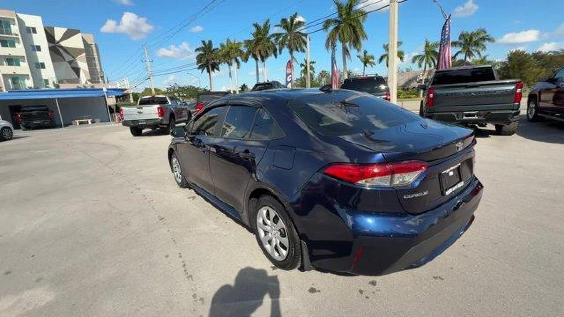 2021 Blue Toyota Corolla (5YFEPMAE1MP) with an 4 1.8 L engine, Variable transmission, located at 27610 S Dixie Hwy, Homestead, FL, 33032, (305) 749-2348, 25.510241, -80.438301 - Scores 38 Highway MPG and 30 City MPG! This Toyota Corolla boasts a Regular Unleaded I-4 1.8 L/110 engine powering this Variable transmission. Wheels: 16 Wide Vent Steel, Wheels w/Full Wheel Covers, Variable Intermittent Wipers.* This Toyota Corolla Features the Following Options *Urethane Gear Shif - Photo#2
