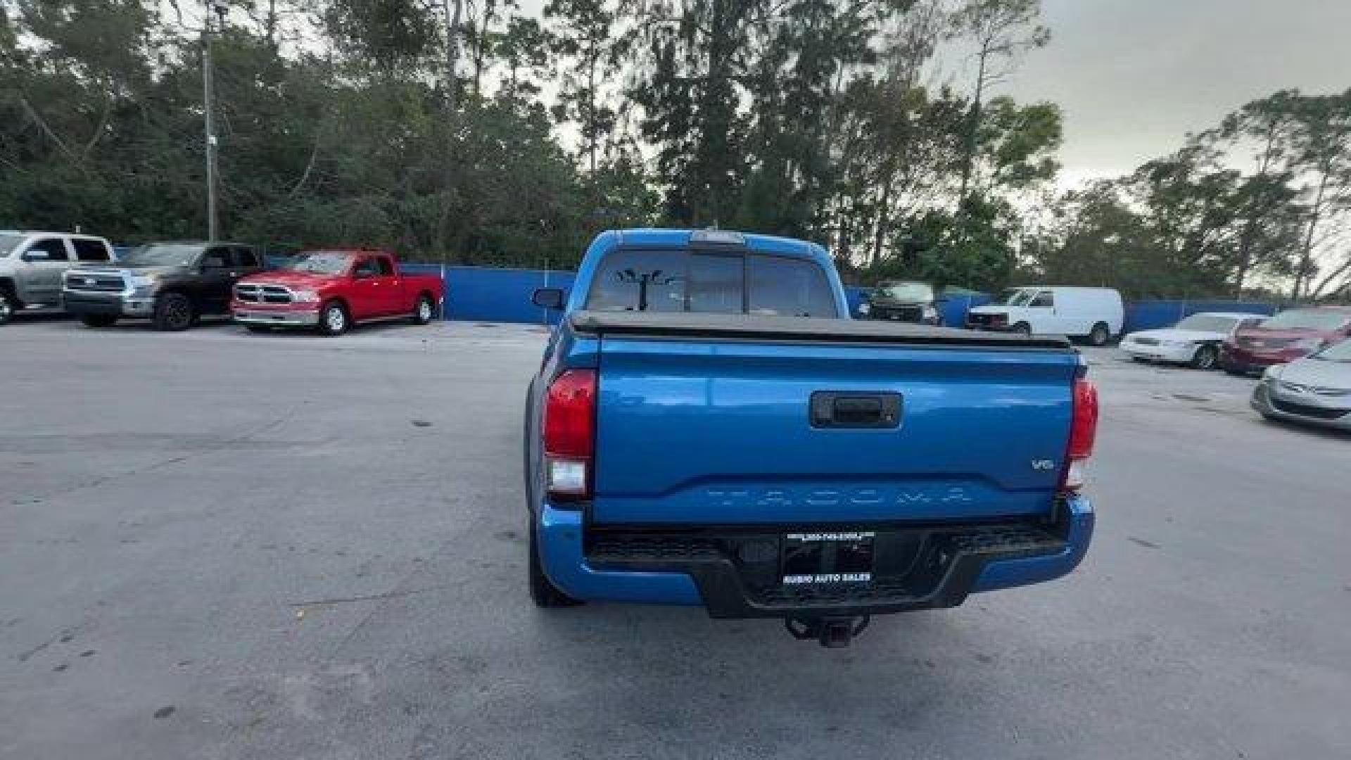2016 Blue Toyota Tacoma (5TFCZ5AN7GX) with an 6 3.5 L engine, Automatic transmission, located at 27610 S Dixie Hwy, Homestead, FL, 33032, (305) 749-2348, 25.510241, -80.438301 - KBB.com Best Buy Awards Finalist. Scores 23 Highway MPG and 18 City MPG! This Toyota Tacoma delivers a Regular Unleaded V-6 3.5 L/211 engine powering this Automatic transmission. Transmission: 6-Speed Automatic -inc: electronic shift and gated shifter, Tailgate/Rear Door Lock Included w/Power Door L - Photo#3