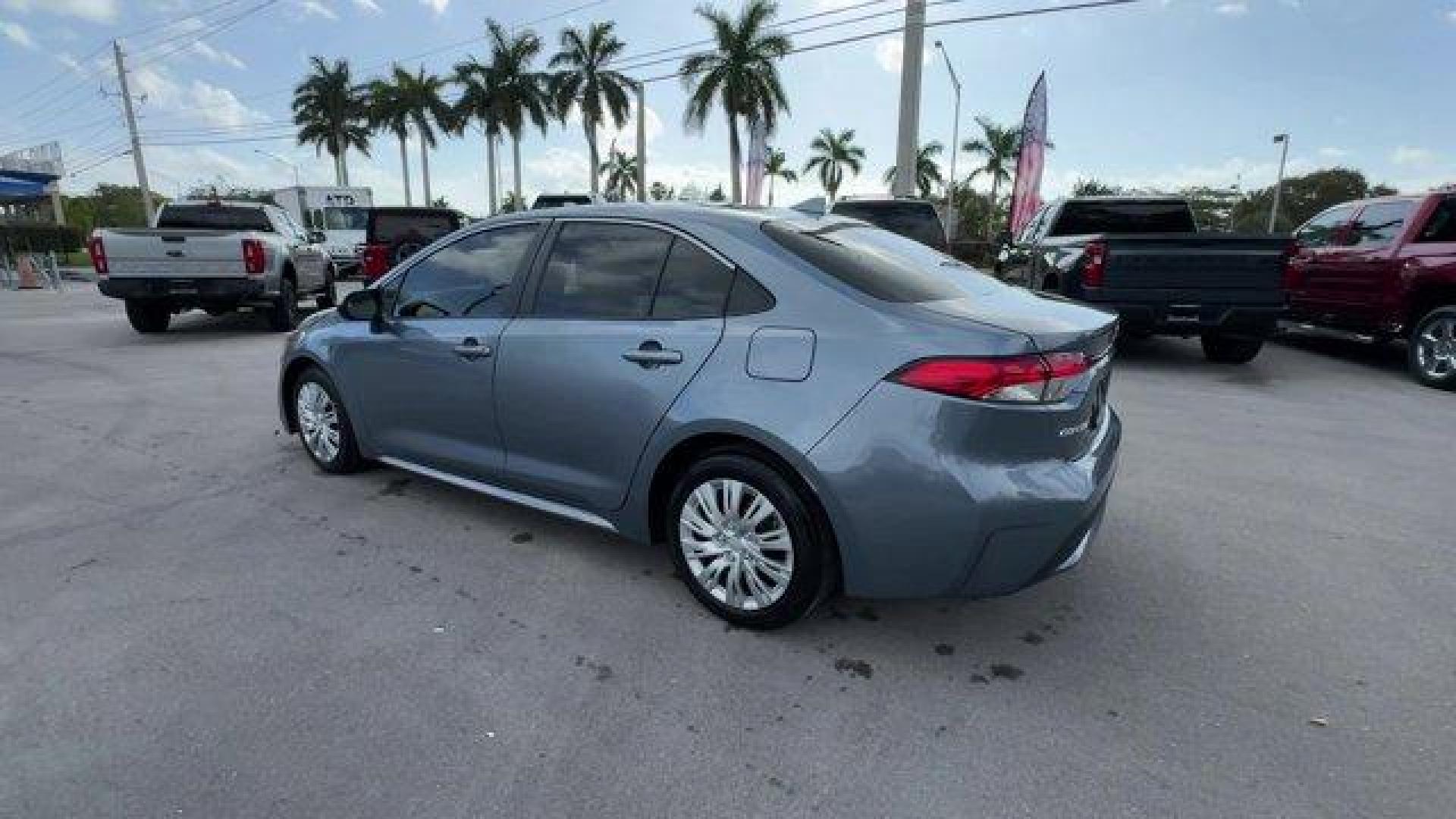 2020 Gray Toyota Corolla (5YFEPRAE4LP) with an 4 1.8 L engine, Variable transmission, located at 27610 S Dixie Hwy, Homestead, FL, 33032, (305) 749-2348, 25.510241, -80.438301 - KBB.com 10 Coolest New Cars Under $20,000. Boasts 38 Highway MPG and 30 City MPG! This Toyota Corolla delivers a Regular Unleaded I-4 1.8 L/110 engine powering this Variable transmission. Wheels: 16 Wide Vent Steel, Wheels w/Full Wheel Covers, Variable Intermittent Wipers.*This Toyota Corolla Comes - Photo#2