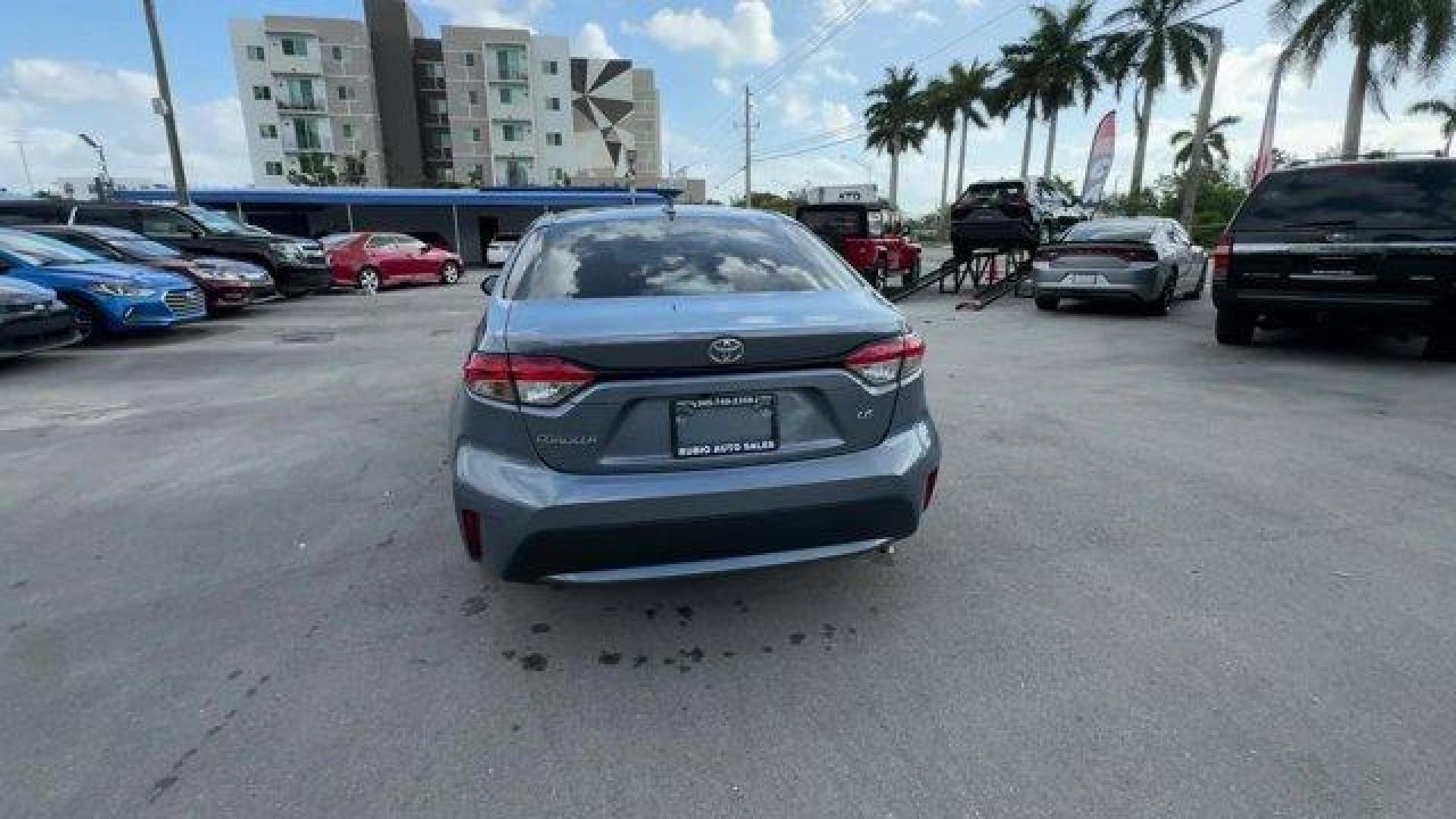 2020 Gray Toyota Corolla (5YFEPRAE4LP) with an 4 1.8 L engine, Variable transmission, located at 27610 S Dixie Hwy, Homestead, FL, 33032, (305) 749-2348, 25.510241, -80.438301 - KBB.com 10 Coolest New Cars Under $20,000. Boasts 38 Highway MPG and 30 City MPG! This Toyota Corolla delivers a Regular Unleaded I-4 1.8 L/110 engine powering this Variable transmission. Wheels: 16 Wide Vent Steel, Wheels w/Full Wheel Covers, Variable Intermittent Wipers.*This Toyota Corolla Comes - Photo#3