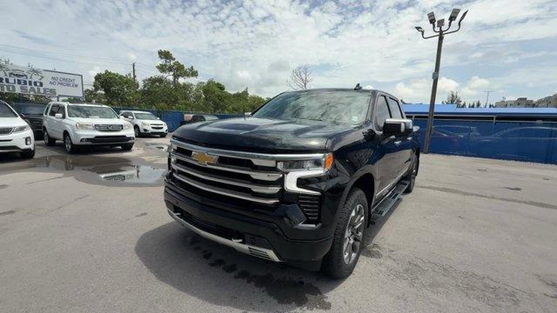 2022 Black Chevrolet Silverado 1500 (1GCUDJEL5NZ) with an 8 6.2L engine, Automatic transmission, located at 27610 S Dixie Hwy, Homestead, FL, 33032, (305) 749-2348, 25.510241, -80.438301 - Only 16,824 Miles! Delivers 20 Highway MPG and 15 City MPG! This Chevrolet Silverado 1500 boasts a Gas V8 6.2L/376 engine powering this Automatic transmission. ENGINE, 6.2L ECOTEC3 V8 (420 hp [313 kW] @ 5600 rpm, 460 lb-ft of torque [624 Nm] @ 4100 rpm); featuring Dynamic Fuel Management that enable - Photo#0