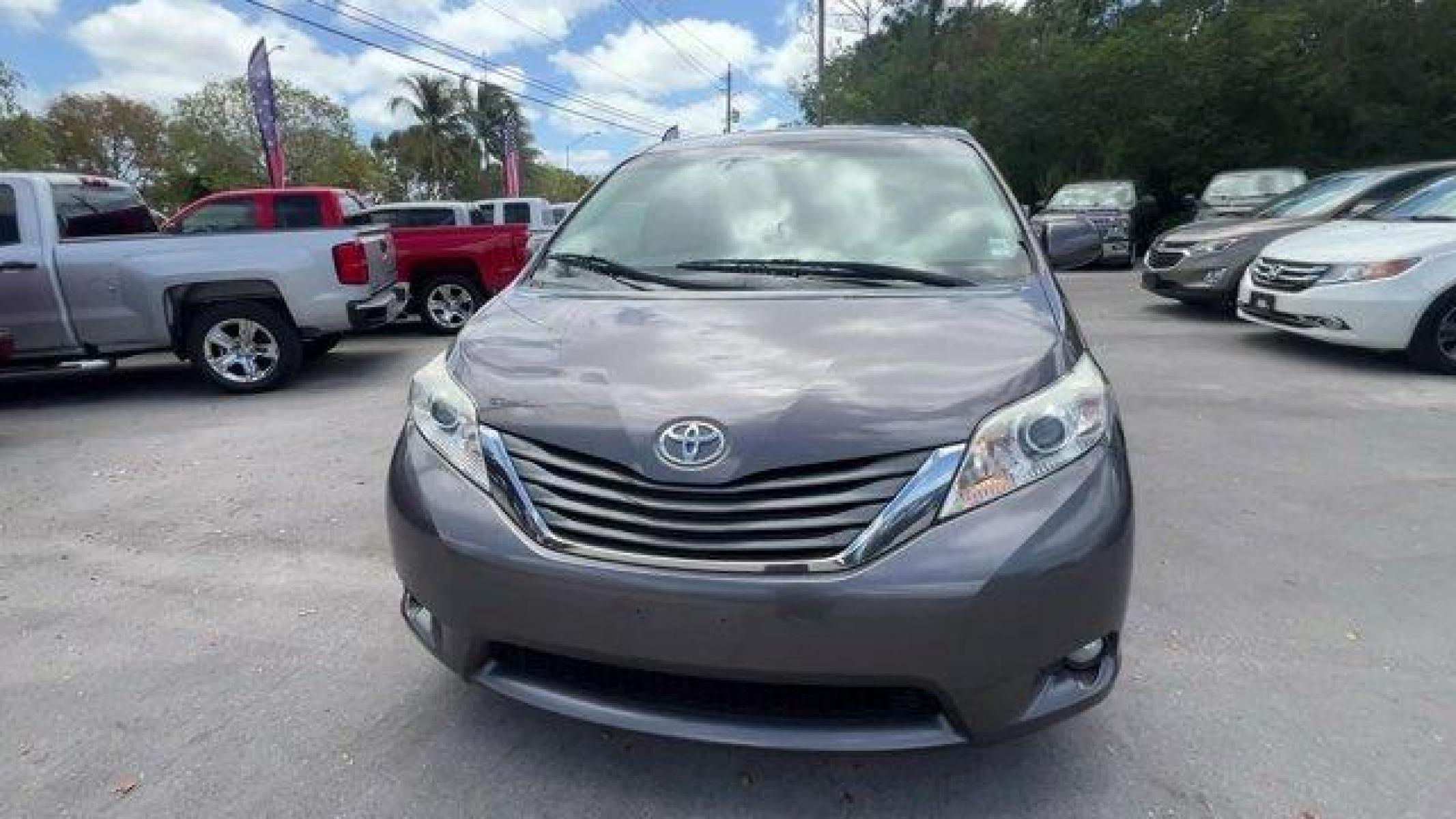 2013 Predawn Gray Mica Toyota Sienna (5TDDK3DC2DS) with an 3.5L V6 SMPI DOHC engine, Automatic transmission, located at 27610 S Dixie Hwy, Homestead, FL, 33032, (305) 749-2348, 25.510241, -80.438301 - Photo #8