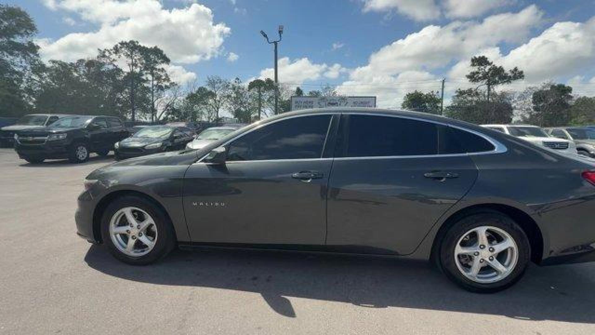 2017 Nightfall Gray Metallic /Jet Black Chevrolet Malibu (1G1ZB5ST6HF) with an 4 1.5L engine, Automatic transmission, located at 27610 S Dixie Hwy, Homestead, FL, 33032, (305) 749-2348, 25.510241, -80.438301 - IIHS Top Safety Pick with optional front crash prevention. Only 91,210 Miles! Boasts 36 Highway MPG and 27 City MPG! This Chevrolet Malibu boasts a Turbocharged Gas I4 1.5L/91 engine powering this Automatic transmission. SEATS, FRONT BUCKET (STD), NIGHTFALL GRAY METALLIC, LS PREFERRED EQUIPMENT GROU - Photo#1