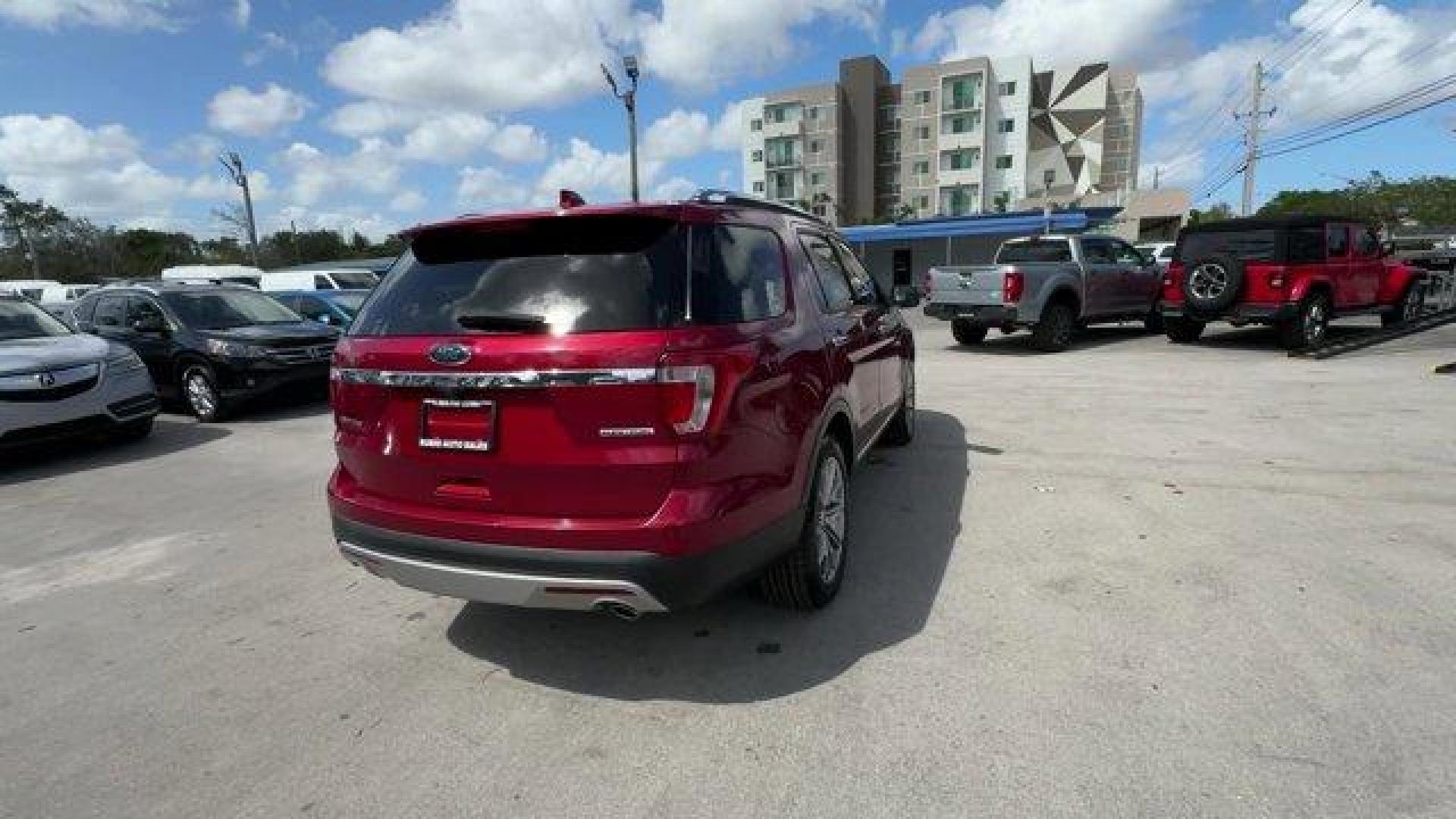 2016 Red Ford Explorer (1FM5K7F82GG) with an 6 3.5 L engine, Automatic transmission, located at 27610 S Dixie Hwy, Homestead, FL, 33032, (305) 749-2348, 25.510241, -80.438301 - KBB.com Best Buy Awards Finalist. Delivers 24 Highway MPG and 17 City MPG! This Ford Explorer delivers a Regular Unleaded V-6 3.5 L/213 engine powering this Automatic transmission. Wheels: 20 Premium Painted Aluminum, Voice Activated Dual Zone Front Automatic Air Conditioning, Valet Function.* This - Photo#3