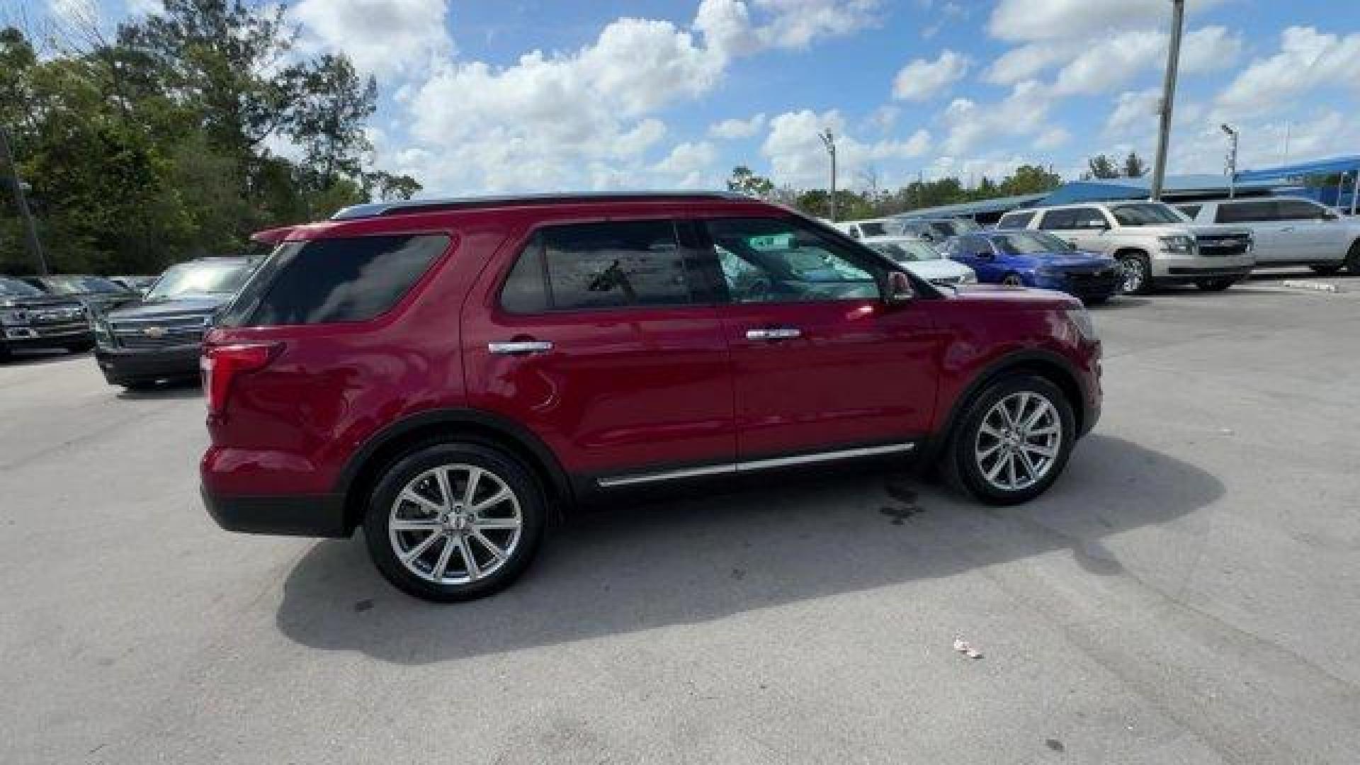 2016 Red Ford Explorer (1FM5K7F82GG) with an 6 3.5 L engine, Automatic transmission, located at 27610 S Dixie Hwy, Homestead, FL, 33032, (305) 749-2348, 25.510241, -80.438301 - KBB.com Best Buy Awards Finalist. Delivers 24 Highway MPG and 17 City MPG! This Ford Explorer delivers a Regular Unleaded V-6 3.5 L/213 engine powering this Automatic transmission. Wheels: 20 Premium Painted Aluminum, Voice Activated Dual Zone Front Automatic Air Conditioning, Valet Function.* This - Photo#4