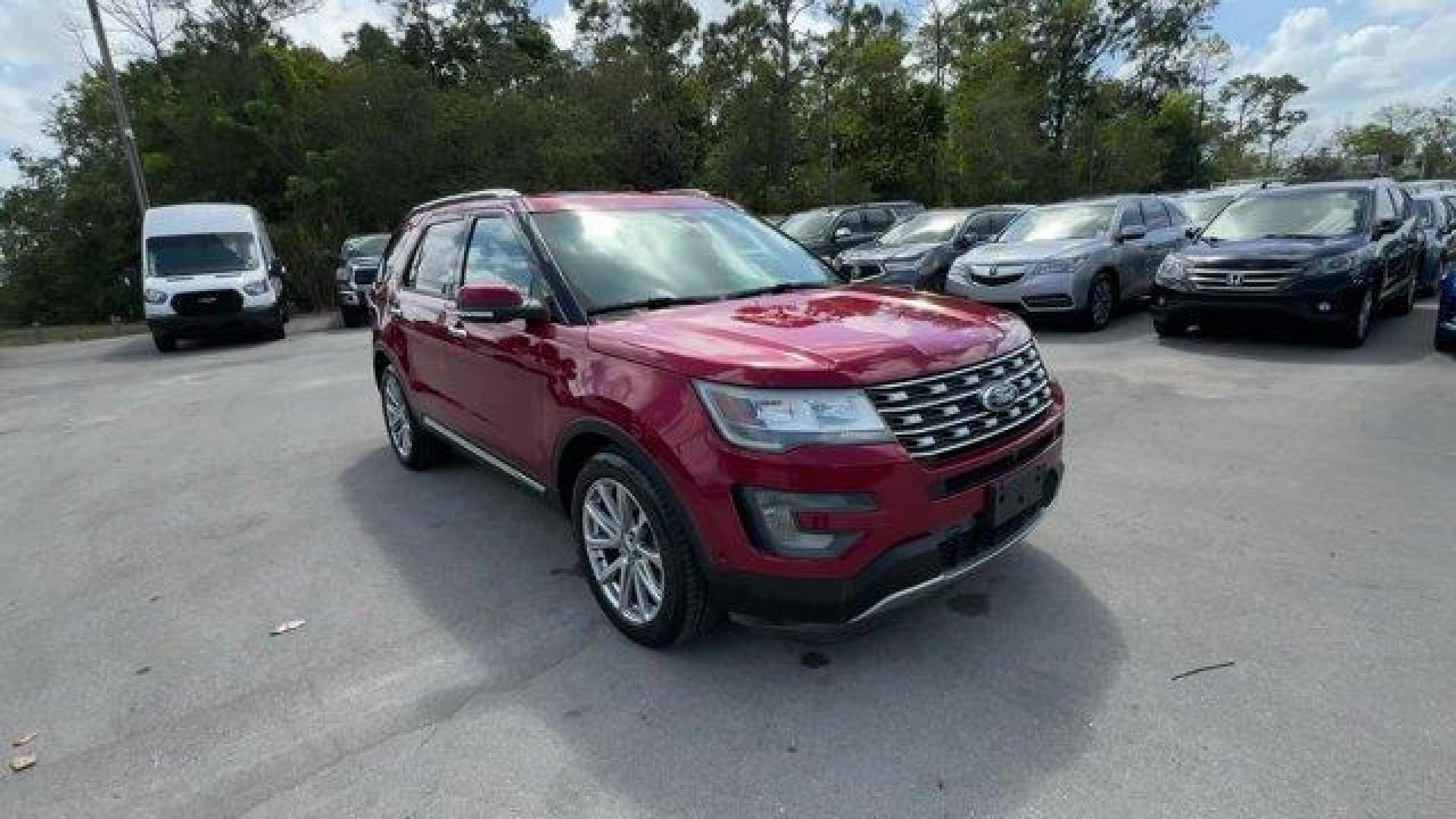 2016 Red Ford Explorer (1FM5K7F82GG) with an 6 3.5 L engine, Automatic transmission, located at 27610 S Dixie Hwy, Homestead, FL, 33032, (305) 749-2348, 25.510241, -80.438301 - KBB.com Best Buy Awards Finalist. Delivers 24 Highway MPG and 17 City MPG! This Ford Explorer delivers a Regular Unleaded V-6 3.5 L/213 engine powering this Automatic transmission. Wheels: 20 Premium Painted Aluminum, Voice Activated Dual Zone Front Automatic Air Conditioning, Valet Function.* This - Photo#5