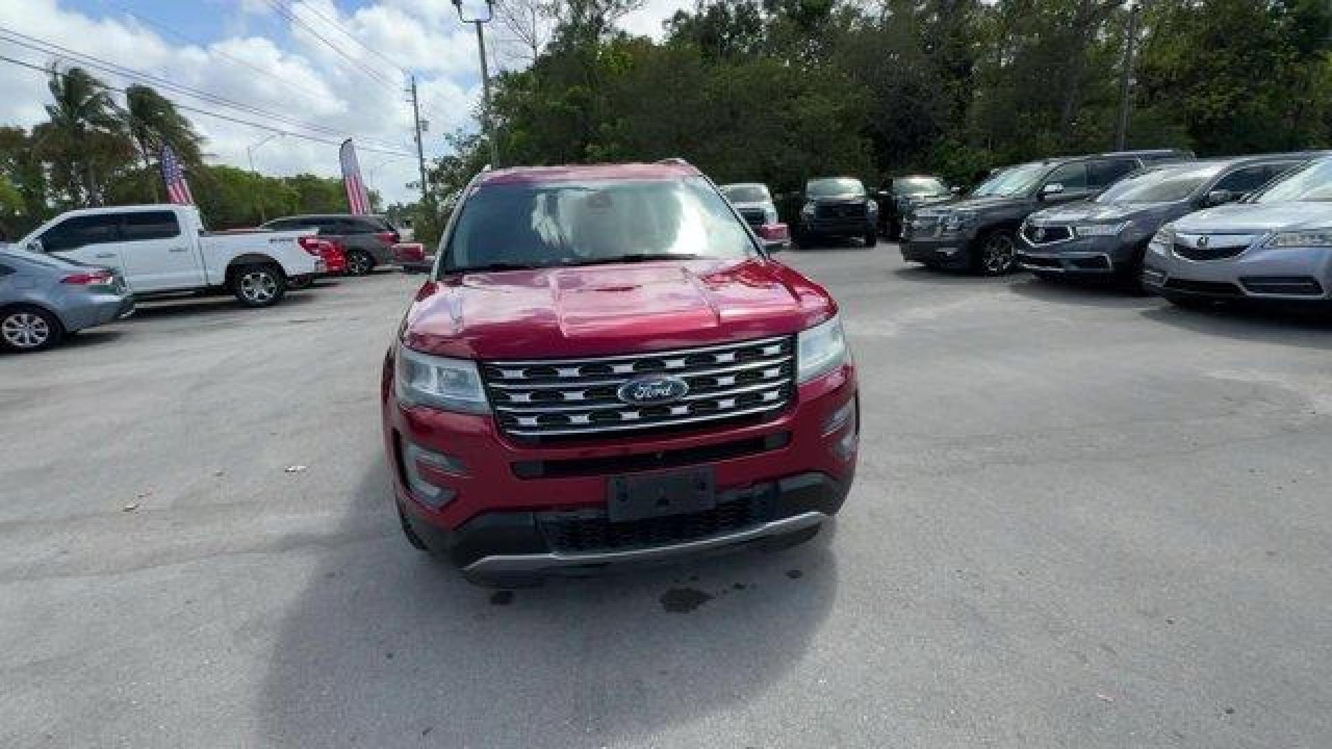 2016 Red Ford Explorer (1FM5K7F82GG) with an 6 3.5 L engine, Automatic transmission, located at 27610 S Dixie Hwy, Homestead, FL, 33032, (305) 749-2348, 25.510241, -80.438301 - KBB.com Best Buy Awards Finalist. Delivers 24 Highway MPG and 17 City MPG! This Ford Explorer delivers a Regular Unleaded V-6 3.5 L/213 engine powering this Automatic transmission. Wheels: 20 Premium Painted Aluminum, Voice Activated Dual Zone Front Automatic Air Conditioning, Valet Function.* This - Photo#6