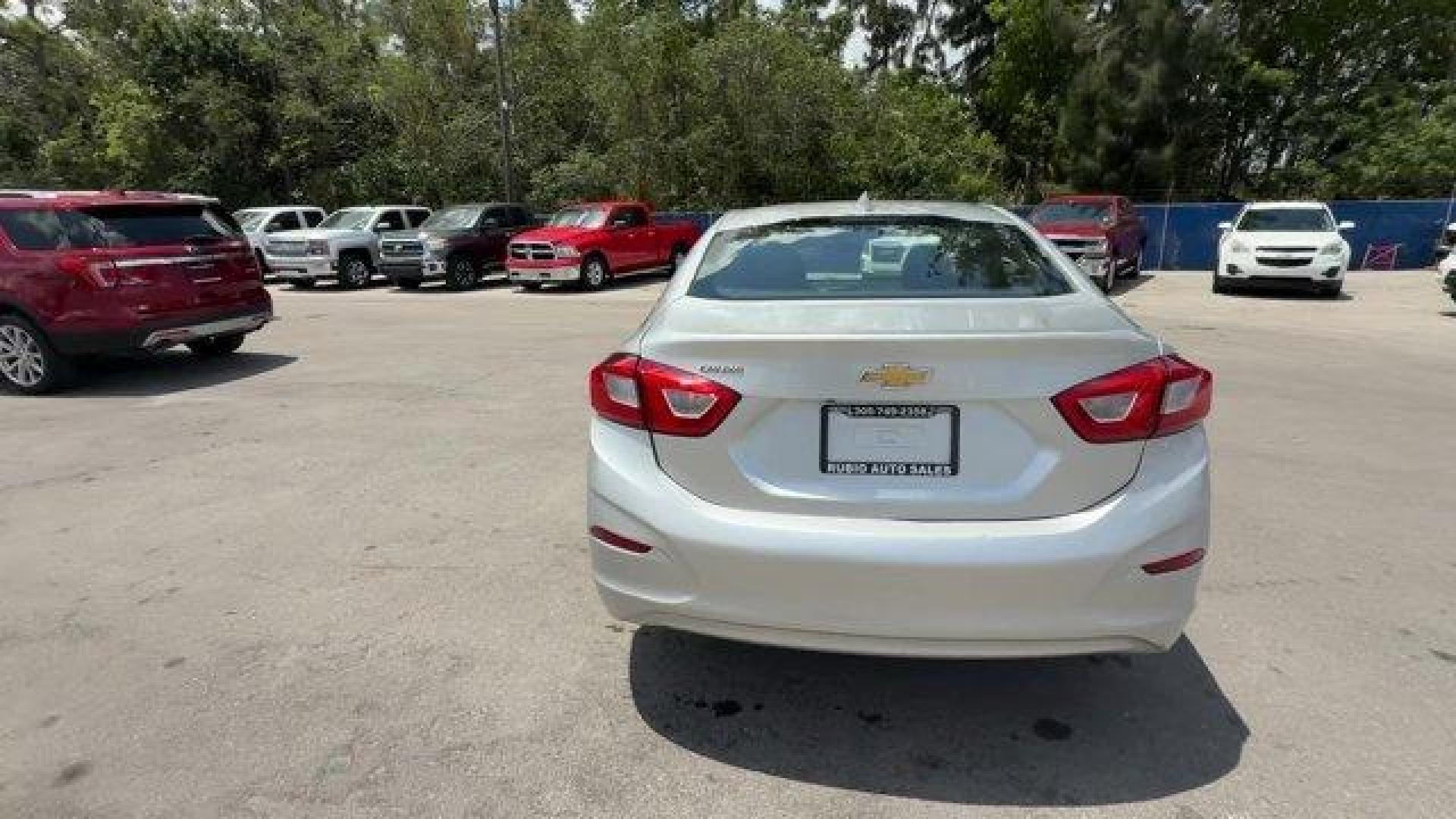 2018 Silver Ice Metallic /Jet Black Chevrolet Cruze (1G1BE5SMXJ7) with an 4 1.4L engine, Automatic transmission, located at 27610 S Dixie Hwy, Homestead, FL, 33032, (305) 749-2348, 25.510241, -80.438301 - KBB.com 10 Most Awarded Brands. Scores 40 Highway MPG and 29 City MPG! This Chevrolet Cruze delivers a Turbocharged Gas I4 1.4L/ engine powering this Automatic transmission. WHEELS, 16 (40.6 CM) ALUMINUM (STD), TRANSMISSION, 6-SPEED AUTOMATIC (STD), TIRES, 205/55R16 ALL-SEASON, BLACKWALL.* This Chev - Photo#3