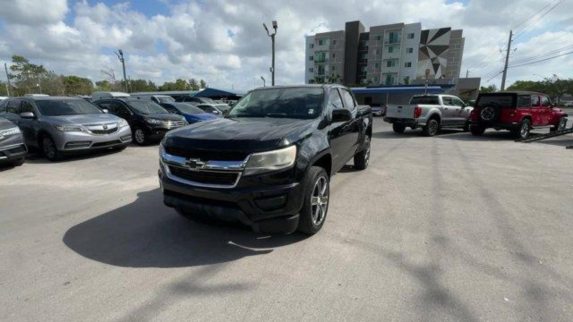 2016 Black /Jet Black/Dark Ash Chevrolet Colorado (1GCGSBE32G1) with an 6 3.6L engine, Automatic transmission, located at 27610 S Dixie Hwy, Homestead, FL, 33032, (305) 749-2348, 25.510241, -80.438301 - KBB.com Best Resale Value Awards. Boasts 26 Highway MPG and 18 City MPG! This Chevrolet Colorado boasts a Gas V6 3.6L/217 engine powering this Automatic transmission. WT CONVENIENCE PACKAGE includes (ATG) Remote Keyless Entry, (UTJ) theft-deterrent system, (K34) electronic cruise control and (PPA) E - Photo#7