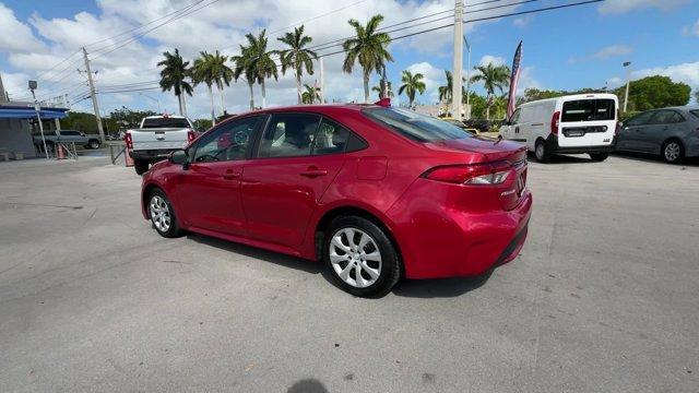 2020 Red Toyota Corolla (5YFEPRAE2LP) with an 4 1.8 L engine, Variable transmission, located at 27610 S Dixie Hwy, Homestead, FL, 33032, (305) 749-2348, 25.510241, -80.438301 - KBB.com 10 Coolest New Cars Under $20,000. Boasts 38 Highway MPG and 30 City MPG! This Toyota Corolla boasts a Regular Unleaded I-4 1.8 L/110 engine powering this Variable transmission. Wheels: 16 Wide Vent Steel, Wheels w/Full Wheel Covers, Variable Intermittent Wipers.* This Toyota Corolla Feature - Photo#2