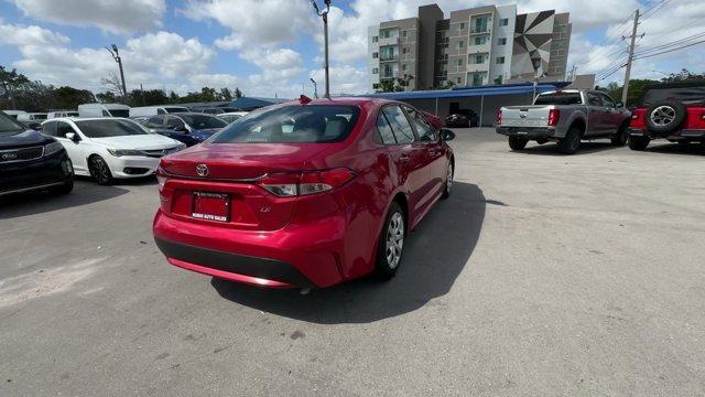 2020 Red Toyota Corolla (5YFEPRAE2LP) with an 4 1.8 L engine, Variable transmission, located at 27610 S Dixie Hwy, Homestead, FL, 33032, (305) 749-2348, 25.510241, -80.438301 - KBB.com 10 Coolest New Cars Under $20,000. Boasts 38 Highway MPG and 30 City MPG! This Toyota Corolla boasts a Regular Unleaded I-4 1.8 L/110 engine powering this Variable transmission. Wheels: 16 Wide Vent Steel, Wheels w/Full Wheel Covers, Variable Intermittent Wipers.* This Toyota Corolla Feature - Photo#4