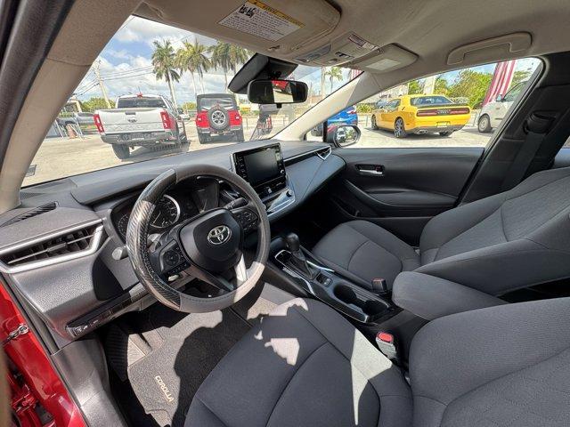 2020 Red Toyota Corolla (5YFEPRAE2LP) with an 4 1.8 L engine, Variable transmission, located at 27610 S Dixie Hwy, Homestead, FL, 33032, (305) 749-2348, 25.510241, -80.438301 - KBB.com 10 Coolest New Cars Under $20,000. Boasts 38 Highway MPG and 30 City MPG! This Toyota Corolla boasts a Regular Unleaded I-4 1.8 L/110 engine powering this Variable transmission. Wheels: 16 Wide Vent Steel, Wheels w/Full Wheel Covers, Variable Intermittent Wipers.* This Toyota Corolla Feature - Photo#10