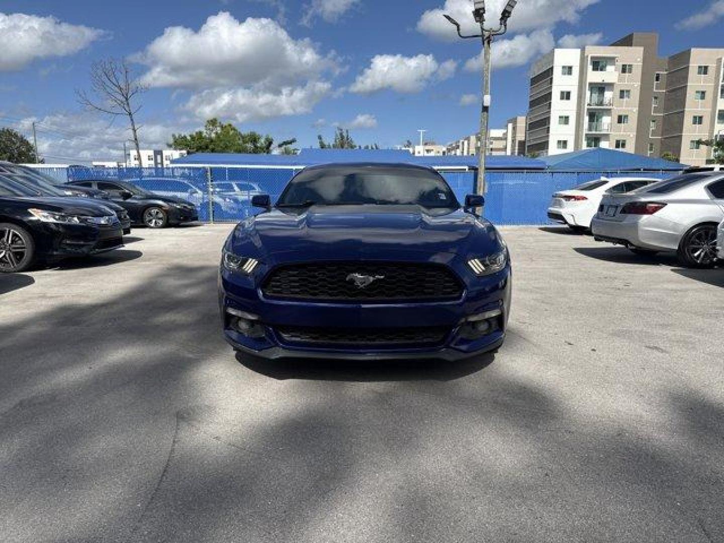 2015 Blue Ford Mustang (1FA6P8TH4F5) with an 4 2.3 L engine, Automatic transmission, located at 27610 S Dixie Hwy, Homestead, FL, 33032, (305) 749-2348, 25.510241, -80.438301 - KBB.com Best Buy Awards Finalist. Only 109,920 Miles! Boasts 31 Highway MPG and 22 City MPG! This Ford Mustang delivers a Intercooled Turbo Premium Unleaded I-4 2.3 L/140 engine powering this Automatic transmission. Trunk Rear Cargo Access, Trip Computer, Transmission: 6-Speed Manual.*This Ford Must - Photo#7