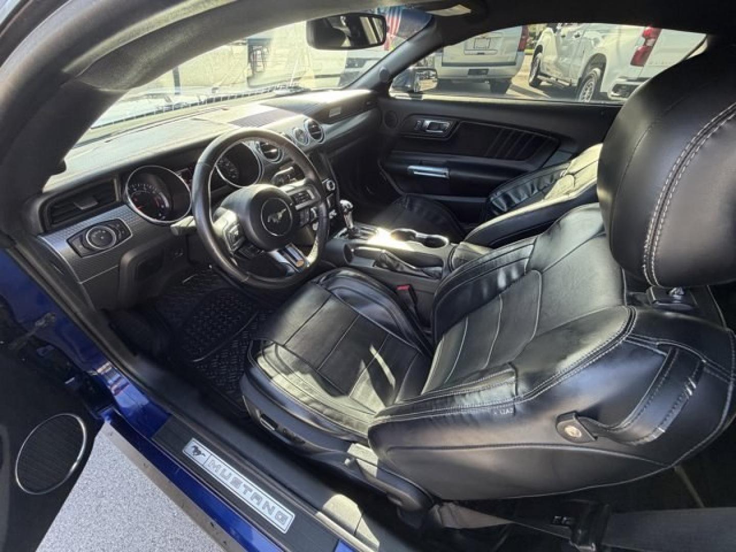 2015 Blue Ford Mustang (1FA6P8TH4F5) with an 4 2.3 L engine, Automatic transmission, located at 27610 S Dixie Hwy, Homestead, FL, 33032, (305) 749-2348, 25.510241, -80.438301 - KBB.com Best Buy Awards Finalist. Only 109,920 Miles! Boasts 31 Highway MPG and 22 City MPG! This Ford Mustang delivers a Intercooled Turbo Premium Unleaded I-4 2.3 L/140 engine powering this Automatic transmission. Trunk Rear Cargo Access, Trip Computer, Transmission: 6-Speed Manual.*This Ford Must - Photo#9