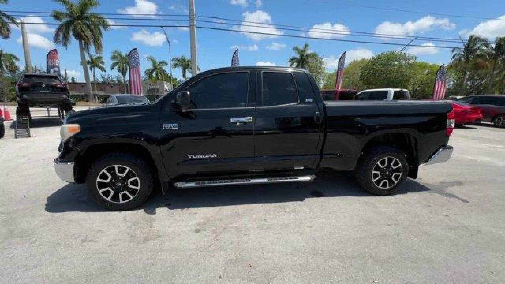 2016 Black Toyota Tundra 2WD Truck (5TFRW5F18GX) with an 8 5.7 L engine, Automatic transmission, located at 27610 S Dixie Hwy, Homestead, FL, 33032, (305) 749-2348, 25.510241, -80.438301 - Boasts 18 Highway MPG and 13 City MPG! This Toyota Tundra 2WD Truck delivers a Regular Unleaded V-8 5.7 L/346 engine powering this Automatic transmission. Wheels: 18 x 8J Styled Steel, Variable Intermittent Wipers w/Heated Wiper Park, Urethane Gear Shifter Material.*This Toyota Tundra 2WD Truck Come - Photo#1