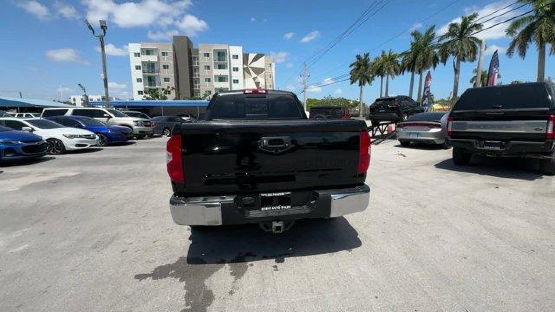 2016 Black Toyota Tundra 2WD Truck (5TFRW5F18GX) with an 8 5.7 L engine, Automatic transmission, located at 27610 S Dixie Hwy, Homestead, FL, 33032, (305) 749-2348, 25.510241, -80.438301 - Boasts 18 Highway MPG and 13 City MPG! This Toyota Tundra 2WD Truck delivers a Regular Unleaded V-8 5.7 L/346 engine powering this Automatic transmission. Wheels: 18 x 8J Styled Steel, Variable Intermittent Wipers w/Heated Wiper Park, Urethane Gear Shifter Material.*This Toyota Tundra 2WD Truck Come - Photo#3