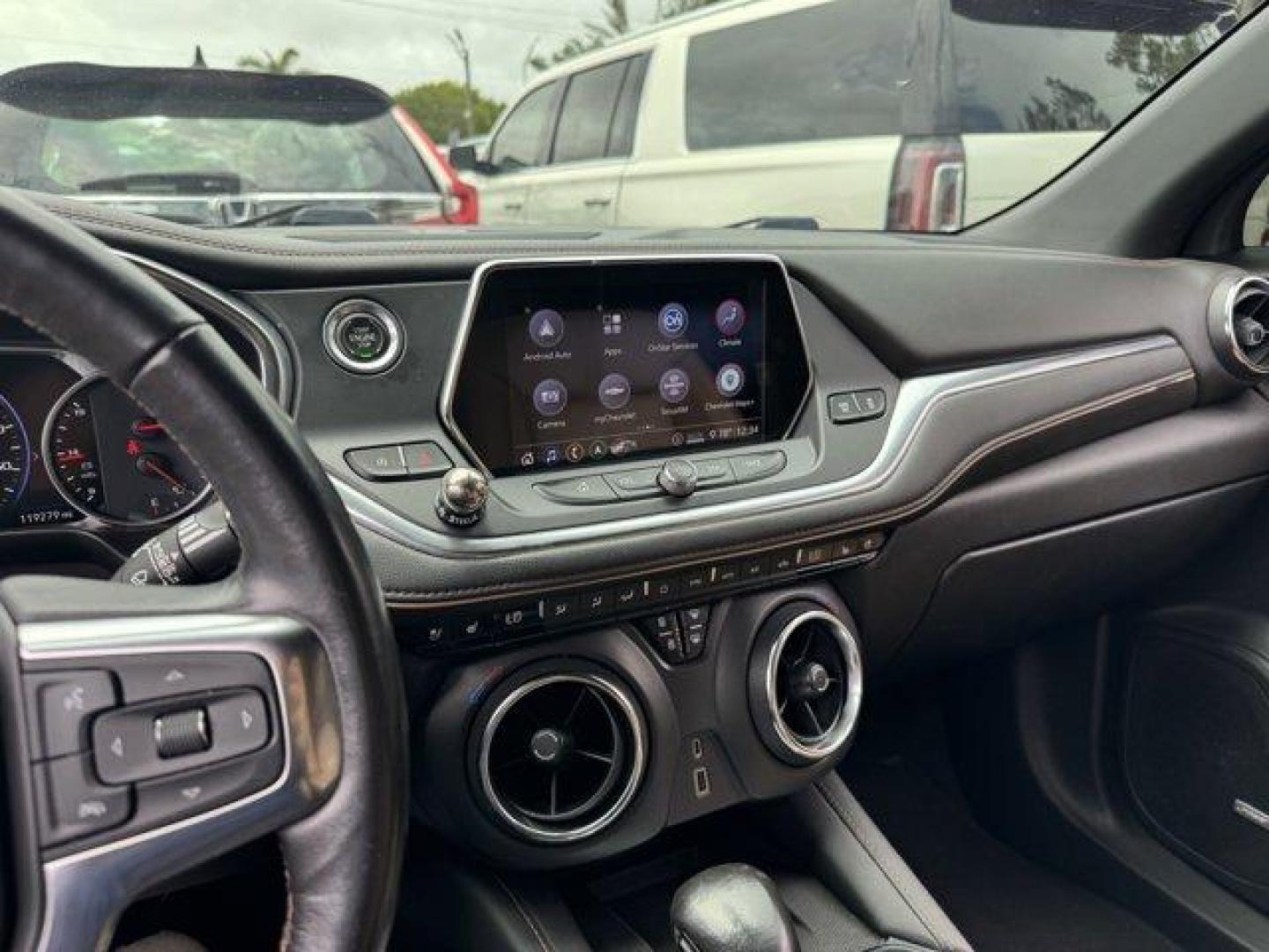 2020 Black /Jet Black/Maple Sugar Chevrolet Blazer (3GNKBFRS6LS) with an 6 3.6L engine, Automatic transmission, located at 27610 S Dixie Hwy, Homestead, FL, 33032, (305) 749-2348, 25.510241, -80.438301 - Delivers 26 Highway MPG and 19 City MPG! This Chevrolet Blazer boasts a Gas V6 3.6L/ engine powering this Automatic transmission. WIRELESS CHARGING, SEATS, FRONT BUCKETS (STD), SAFETY ALERT SEAT.* This Chevrolet Blazer Features the Following Options *LPO, BLACK BOWTIE EMBLEMS, FRONT AND REAR, LANE K - Photo#9