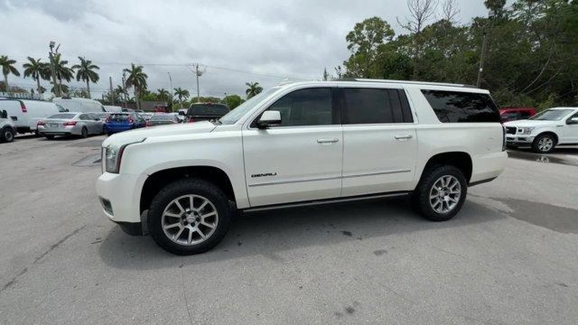 2015 White Diamond Tricoat /Cocoa/Shale GMC Yukon XL (1GKS2JKJ8FR) with an 8 6.2L engine, Automatic transmission, located at 27610 S Dixie Hwy, Homestead, FL, 33032, (305) 749-2348, 25.510241, -80.438301 - KBB.com Brand Image Awards. Only 110,994 Miles! Delivers 20 Highway MPG and 14 City MPG! This GMC Yukon XL delivers a Gas V8 6.2L/378 engine powering this Automatic transmission. WHITE DIAMOND TRICOAT, WHEELS, 20 X 9 (50.8 CM X 22.9 CM) ULTRA BRIGHT MACHINED ALUMINUM (STD), TRANSMISSION, 8-SPEED AUT - Photo#1
