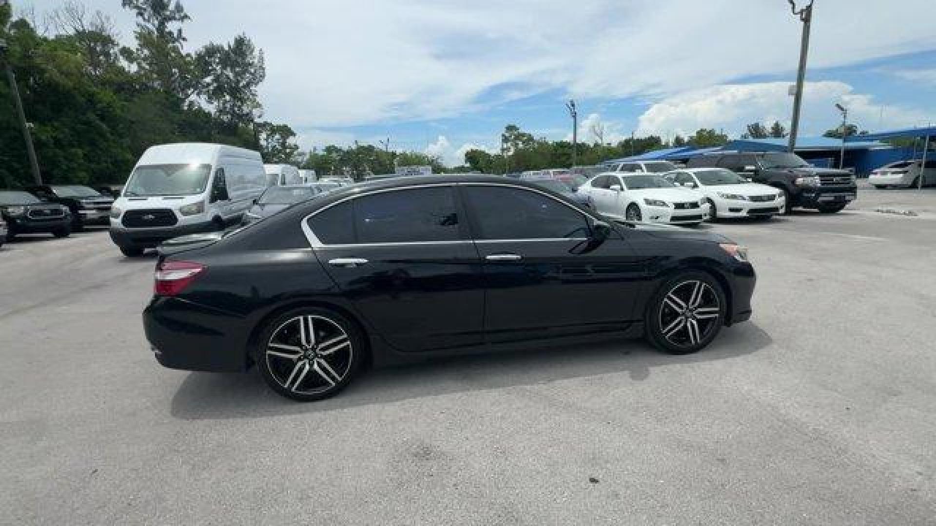 2017 Black Honda Accord Sedan Sport Special Edition (1HGCR2F1XHA) with an 4 2.4 L engine, Variable transmission, located at 27610 S Dixie Hwy, Homestead, FL, 33032, (305) 749-2348, 25.510241, -80.438301 - IIHS Top Safety Pick+. Scores 34 Highway MPG and 26 City MPG! This Honda Accord Sedan delivers a Regular Unleaded I-4 2.4 L/144 engine powering this Variable transmission. Window Grid Antenna, Wheels: 19 Alloy, VSA Electronic Stability Control (ESC).* This Honda Accord Sedan Features the Following O - Photo#5
