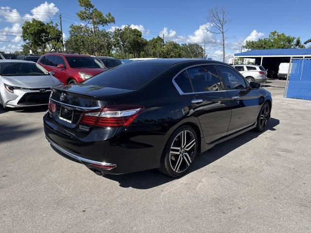 2017 Black Honda Accord Sedan Sport Special Edition (1HGCR2F1XHA) with an 4 2.4 L engine, Variable transmission, located at 27610 S Dixie Hwy, Homestead, FL, 33032, (305) 749-2348, 25.510241, -80.438301 - IIHS Top Safety Pick+. Scores 34 Highway MPG and 26 City MPG! This Honda Accord Sedan delivers a Regular Unleaded I-4 2.4 L/144 engine powering this Variable transmission. Window Grid Antenna, Wheels: 19 Alloy, VSA Electronic Stability Control (ESC).* This Honda Accord Sedan Features the Following O - Photo#4