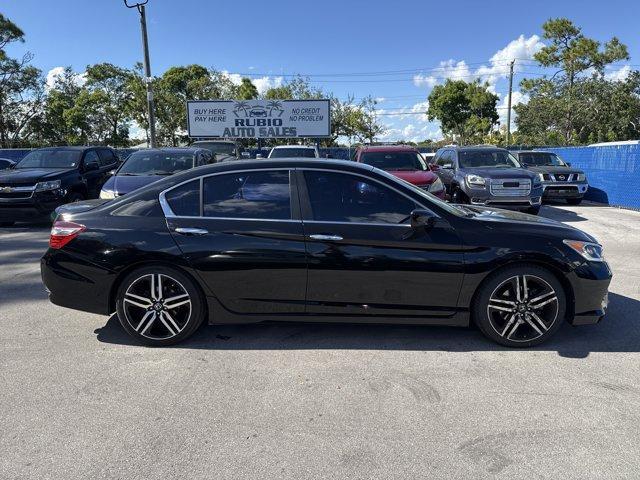 2017 Black Honda Accord Sedan Sport Special Edition (1HGCR2F1XHA) with an 4 2.4 L engine, Variable transmission, located at 27610 S Dixie Hwy, Homestead, FL, 33032, (305) 749-2348, 25.510241, -80.438301 - IIHS Top Safety Pick+. Scores 34 Highway MPG and 26 City MPG! This Honda Accord Sedan delivers a Regular Unleaded I-4 2.4 L/144 engine powering this Variable transmission. Window Grid Antenna, Wheels: 19 Alloy, VSA Electronic Stability Control (ESC).* This Honda Accord Sedan Features the Following O - Photo#5