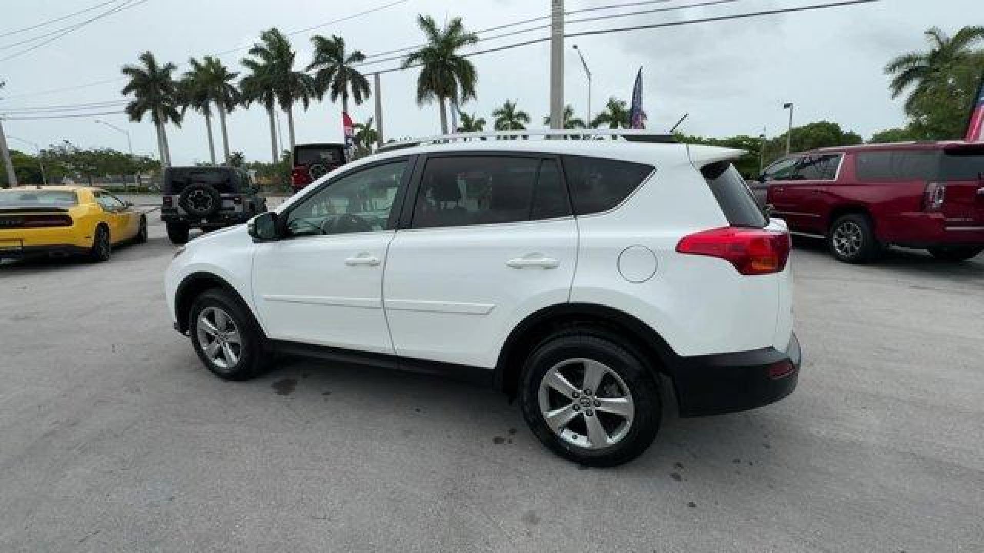 2015 White Toyota RAV4 (2T3WFREV9FW) with an 4 2.5 L engine, Automatic transmission, located at 27610 S Dixie Hwy, Homestead, FL, 33032, (305) 749-2348, 25.510241, -80.438301 - IIHS Top Safety Pick, Top Safety Pick+. Delivers 31 Highway MPG and 24 City MPG! This Toyota RAV4 boasts a Regular Unleaded I-4 2.5 L/152 engine powering this Automatic transmission. Variable Intermittent Wipers, Urethane Gear Shifter Material, Trip Computer.* This Toyota RAV4 Features the Following - Photo#2