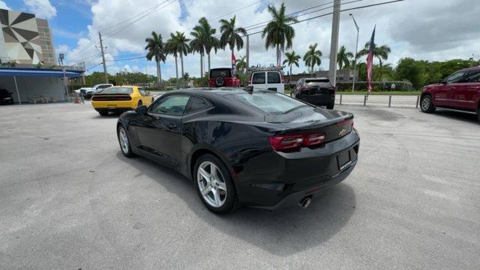 2020 Black /Jet Black Chevrolet Camaro (1G1FB1RS1L0) with an 6 3.6L engine, Automatic transmission, located at 27610 S Dixie Hwy, Homestead, FL, 33032, (305) 749-2348, 25.510241, -80.438301 - Only 59,760 Miles! Boasts 31 Highway MPG and 22 City MPG! This Chevrolet Camaro boasts a Gas V6 3.6L/222 engine powering this Automatic transmission. WHEELS, 18 (45.7 CM) SILVER-PAINTED ALUMINUM (STD), TIRES, 245/50R18, BLACKWALL, ALL-SEASON (STD), TIRE INFLATION KIT.*This Chevrolet Camaro Comes Equ - Photo#2