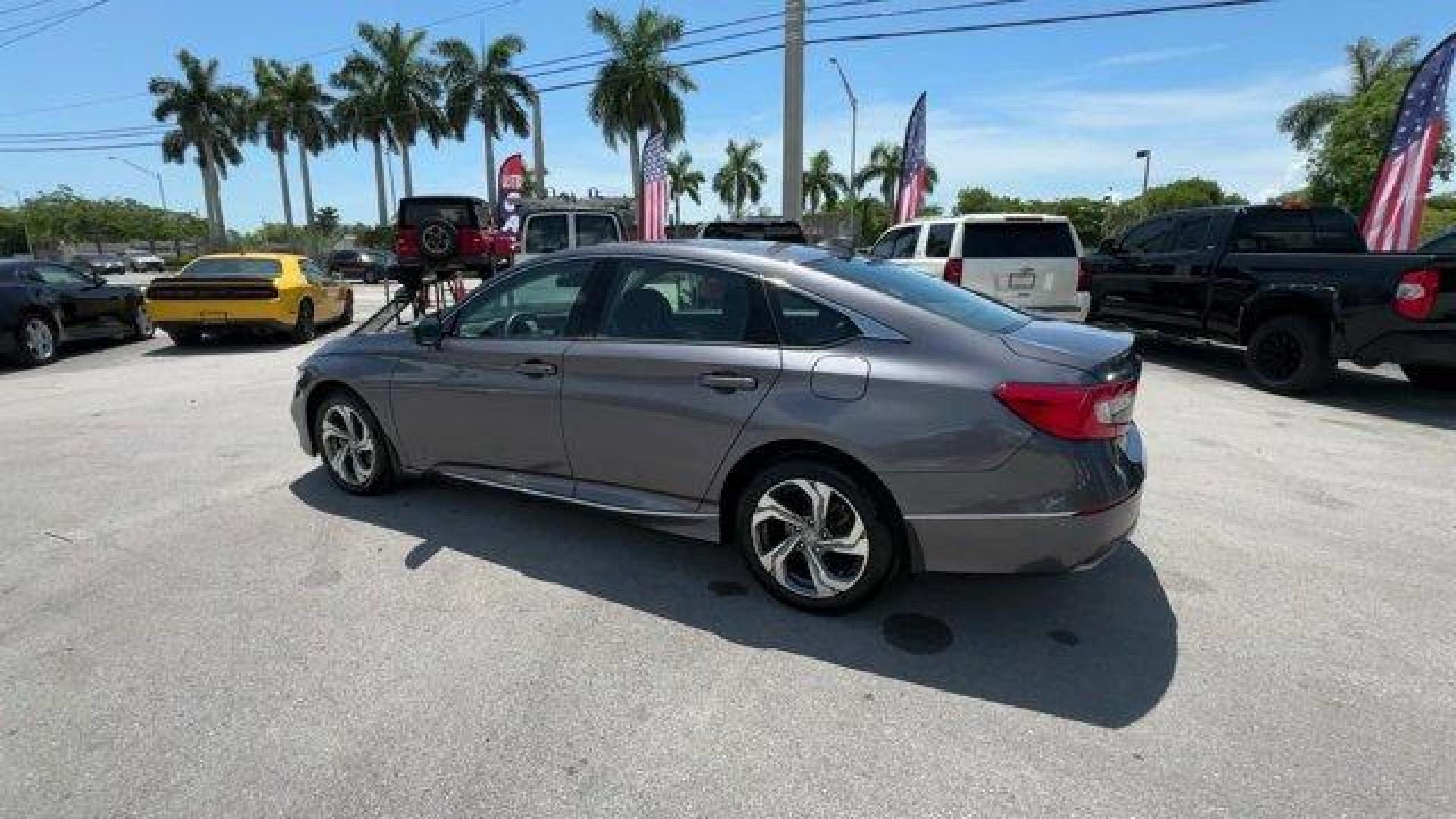 2018 Gray Honda Accord Sedan (1HGCV1F48JA) with an 4 1.5 L engine, Variable transmission, located at 27610 S Dixie Hwy, Homestead, FL, 33032, (305) 749-2348, 25.510241, -80.438301 - ALG Residual Value Awards, Residual Value Awards. Only 62,519 Miles! Boasts 38 Highway MPG and 30 City MPG! This Honda Accord Sedan boasts a Intercooled Turbo Regular Unleaded I-4 1.5 L/91 engine powering this Variable transmission. Wheels: 17 Machine-Finished Alloy, VSA Electronic Stability Control - Photo#2