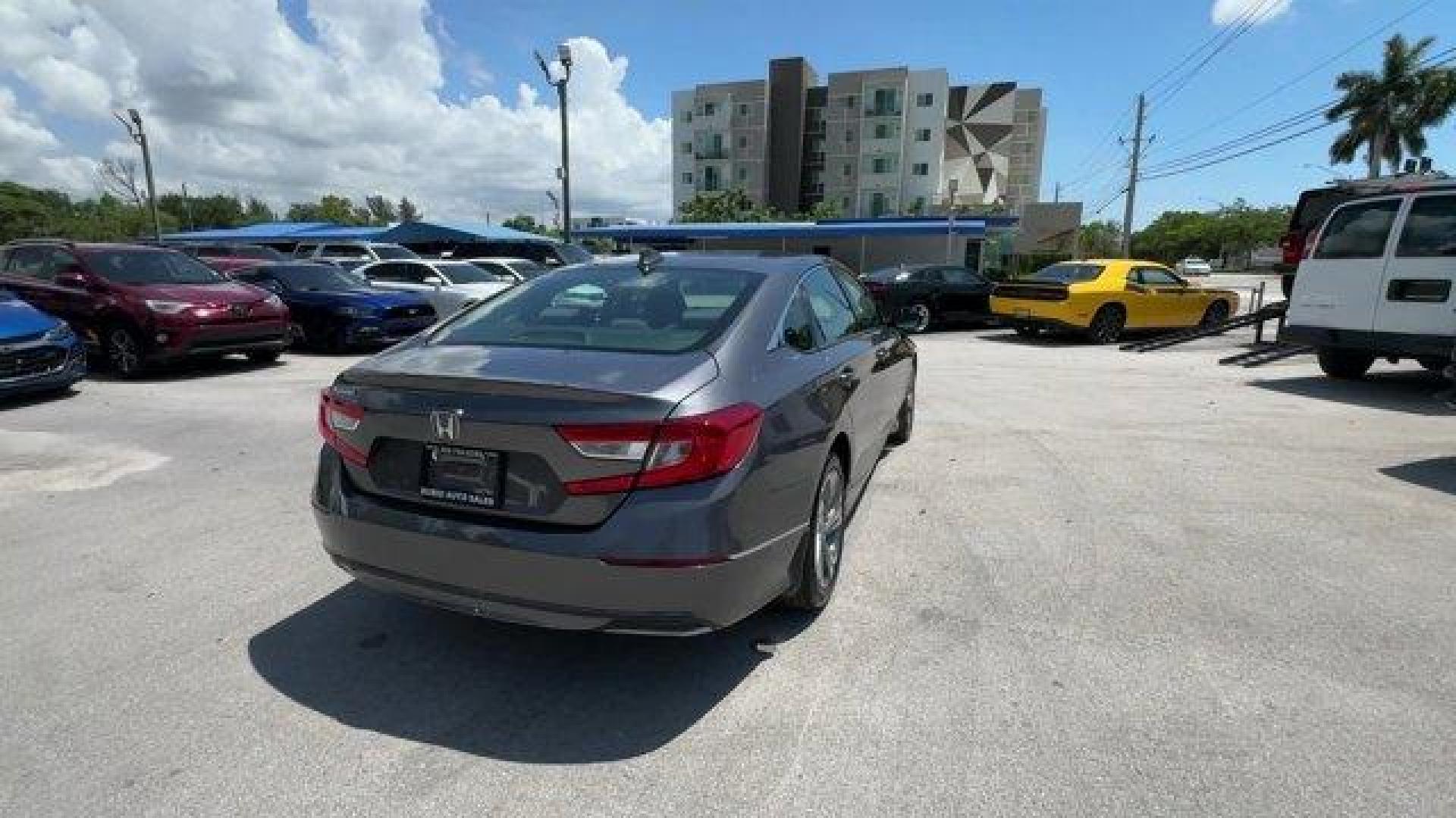 2018 Gray Honda Accord Sedan (1HGCV1F48JA) with an 4 1.5 L engine, Variable transmission, located at 27610 S Dixie Hwy, Homestead, FL, 33032, (305) 749-2348, 25.510241, -80.438301 - ALG Residual Value Awards, Residual Value Awards. Only 62,519 Miles! Boasts 38 Highway MPG and 30 City MPG! This Honda Accord Sedan boasts a Intercooled Turbo Regular Unleaded I-4 1.5 L/91 engine powering this Variable transmission. Wheels: 17 Machine-Finished Alloy, VSA Electronic Stability Control - Photo#4